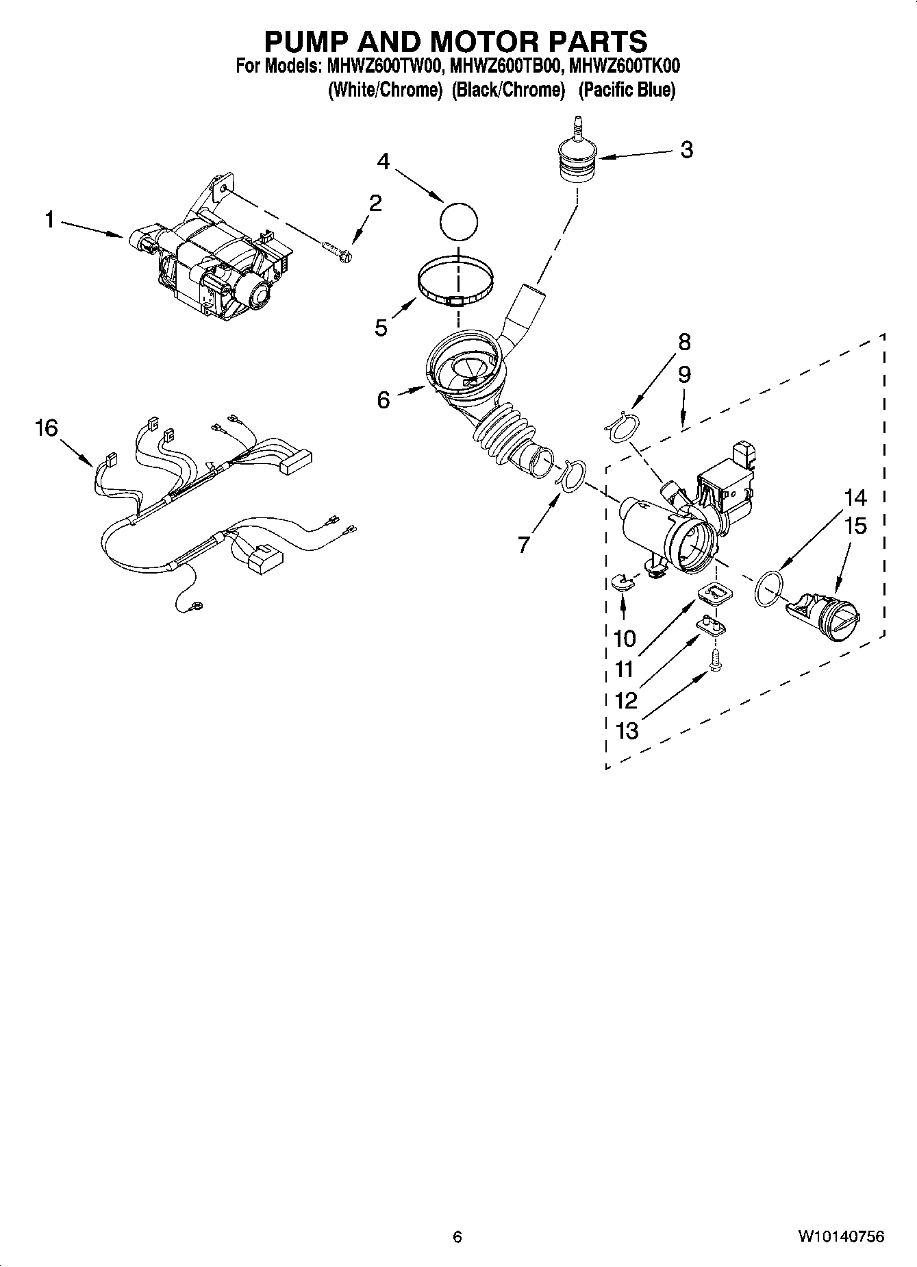 05 - PUMP AND MOTOR PARTS