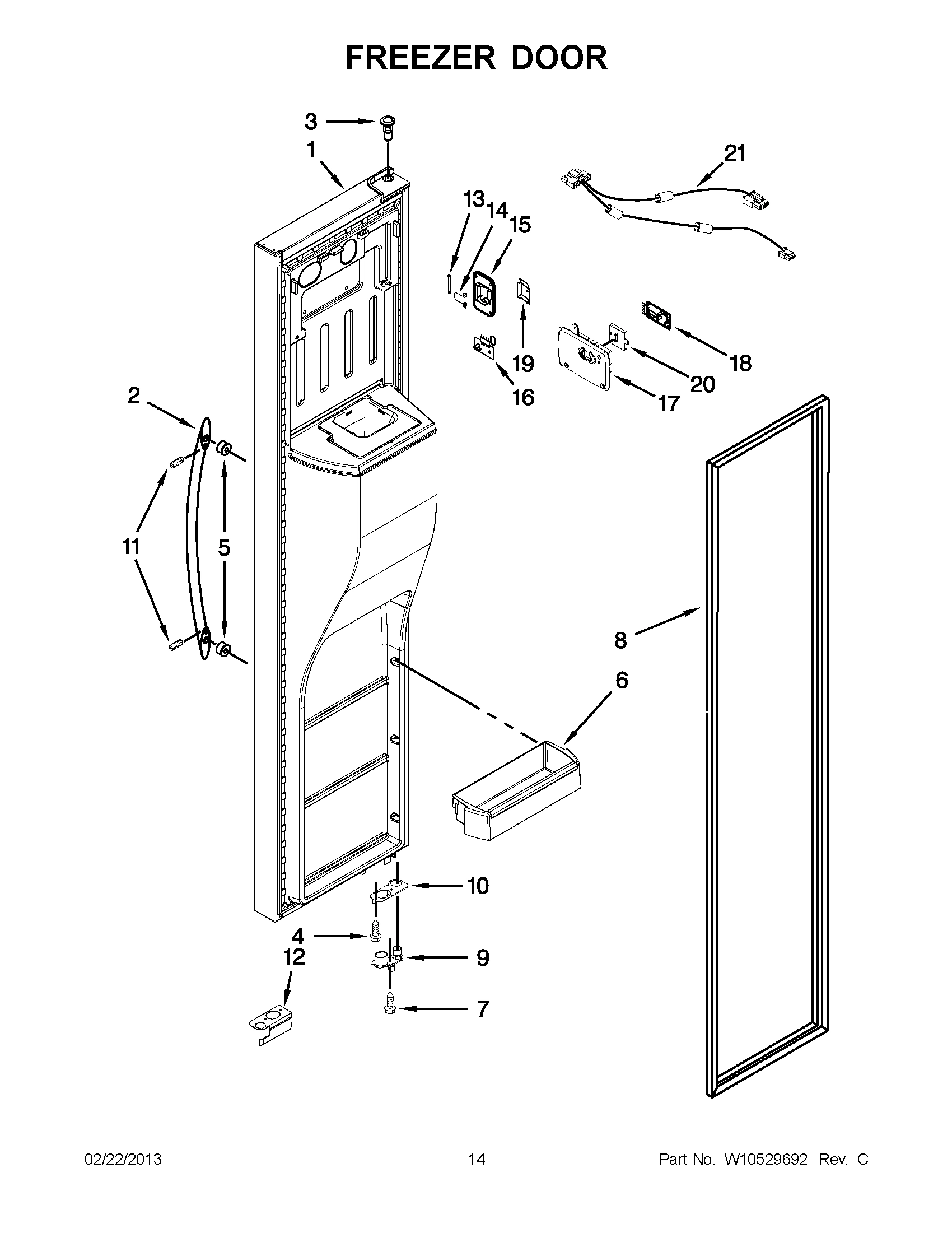 07 - FREEZER DOOR