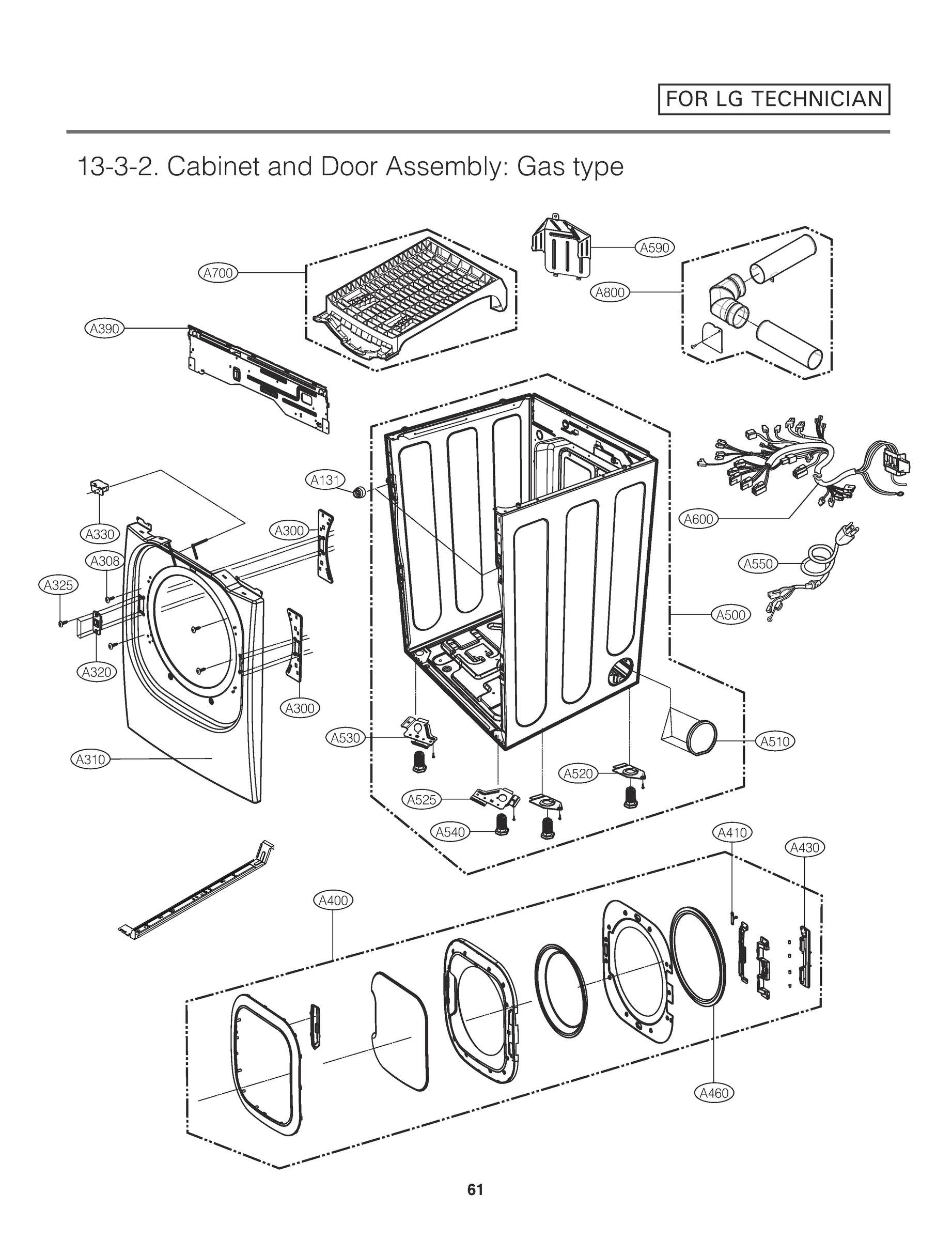 CABINET AND DOOR ASSEMBLY