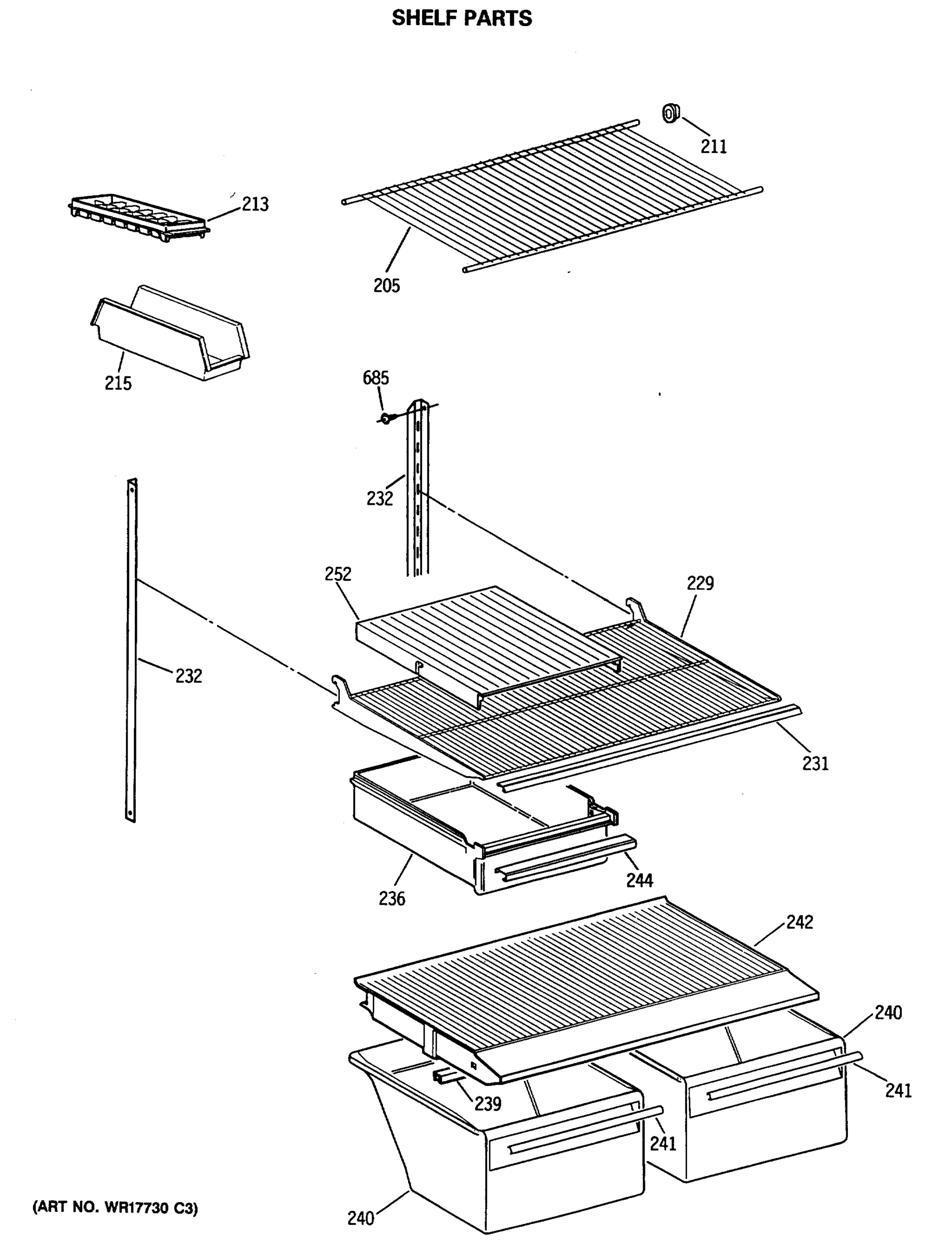 SHELF PARTS