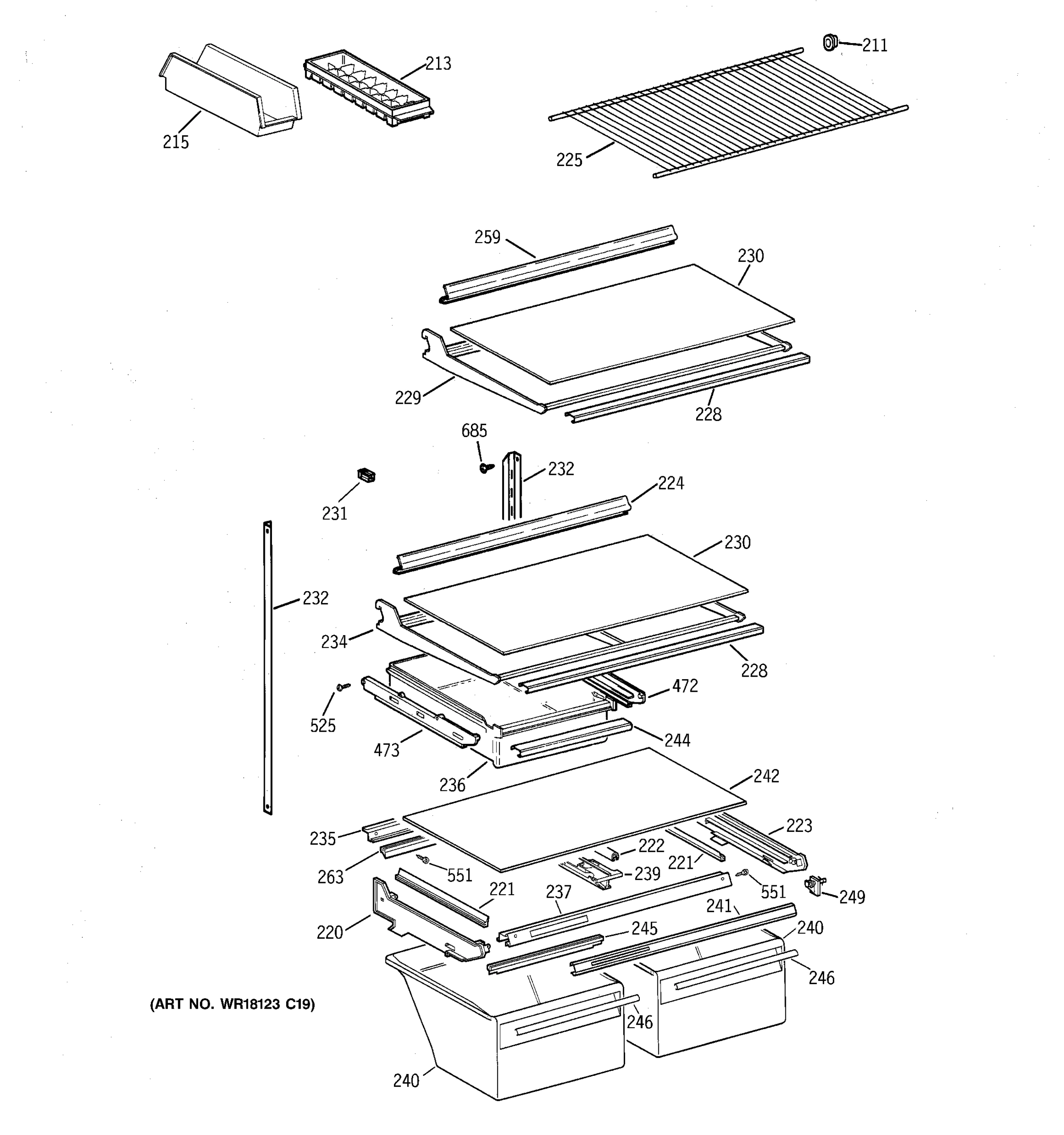 SHELF PARTS