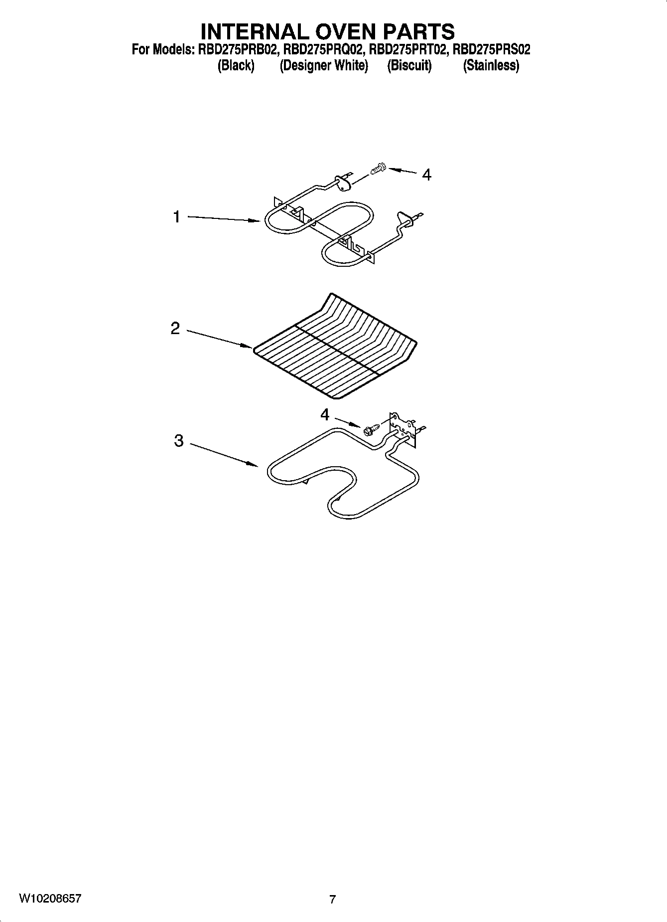 05 - INTERNAL OVEN PARTS