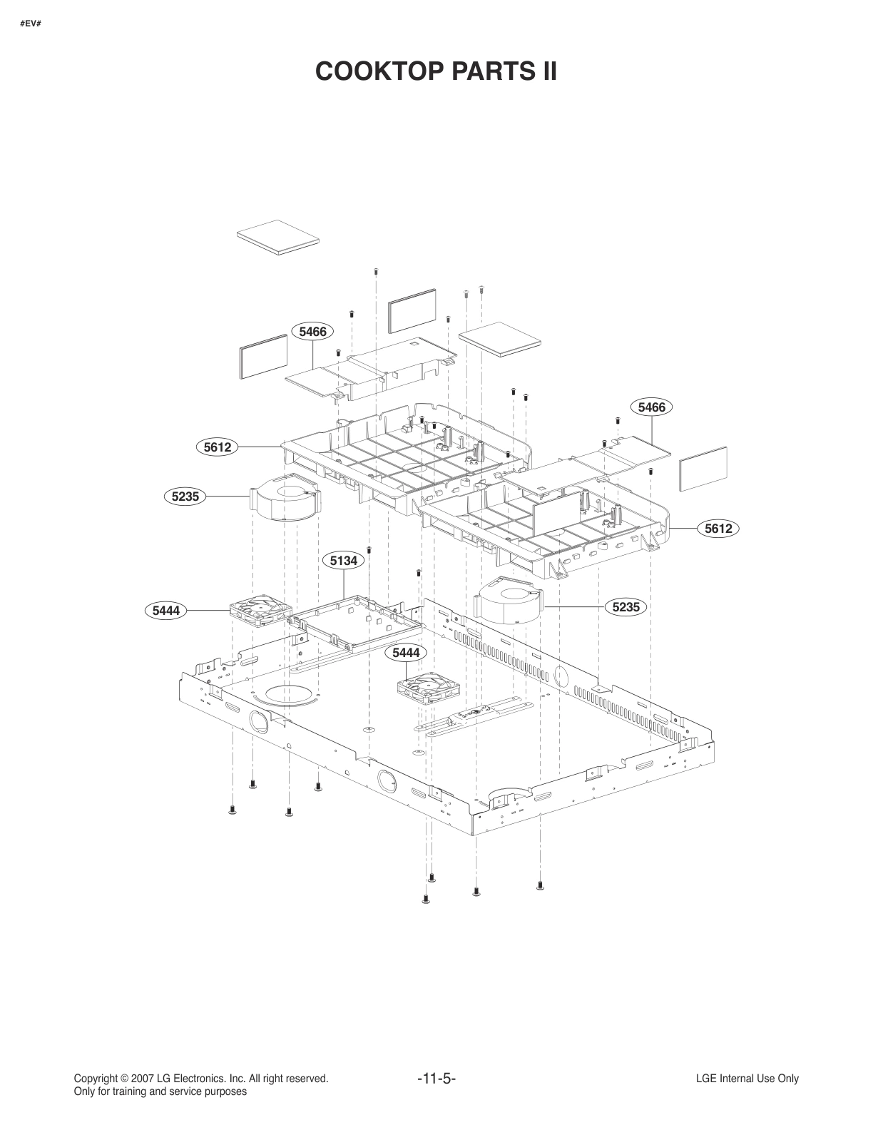 COOKTOP PARTS II