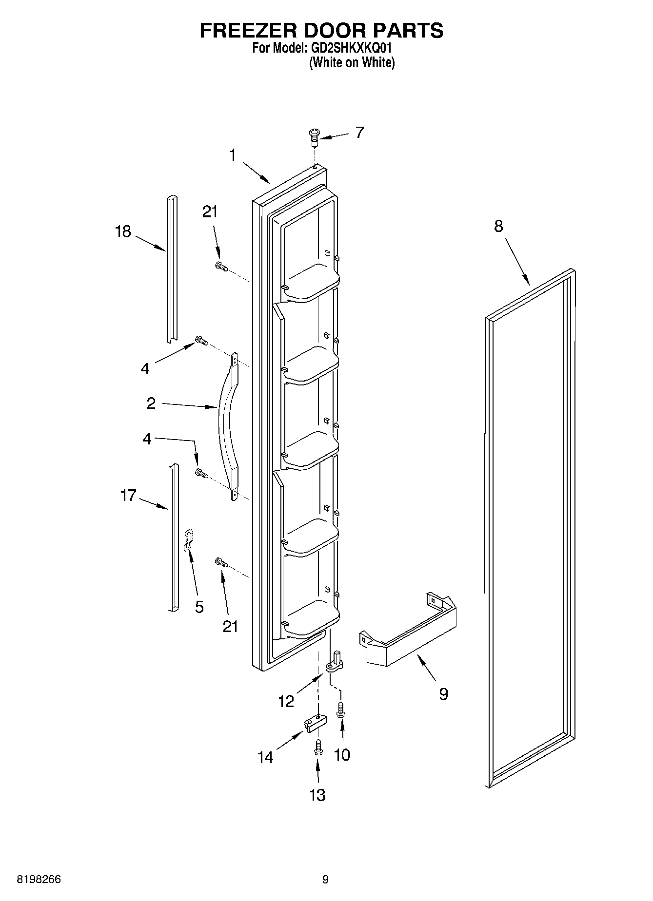 07 - FREEZER DOOR