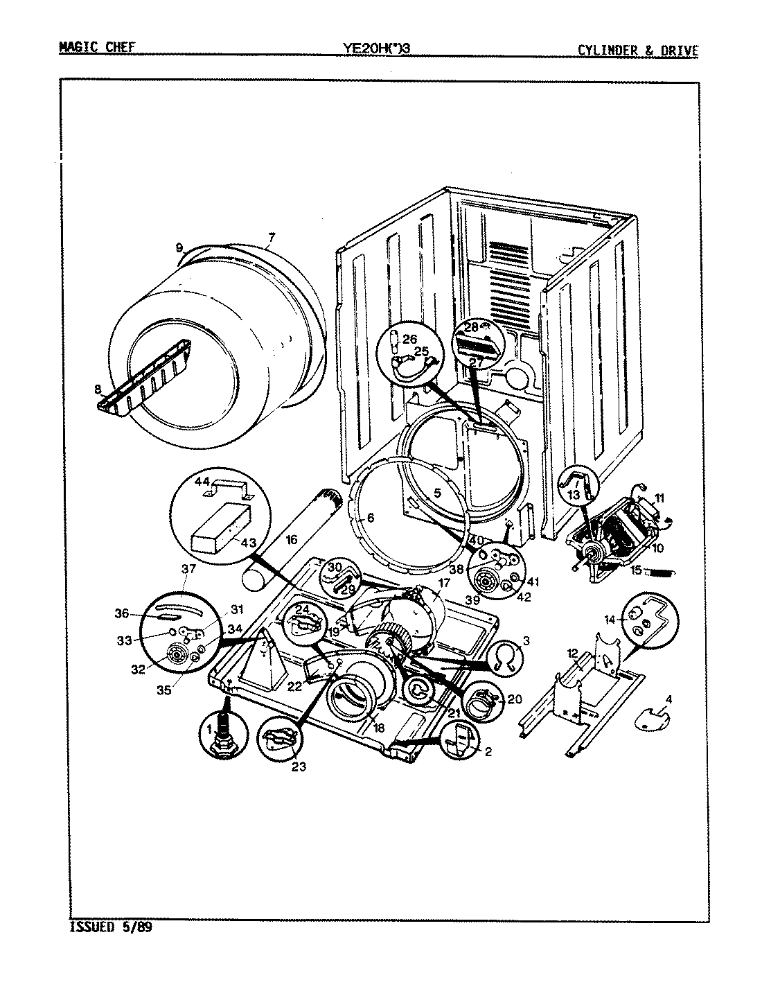 06 - CYLINDER & DRIVE (REV. E & F)
