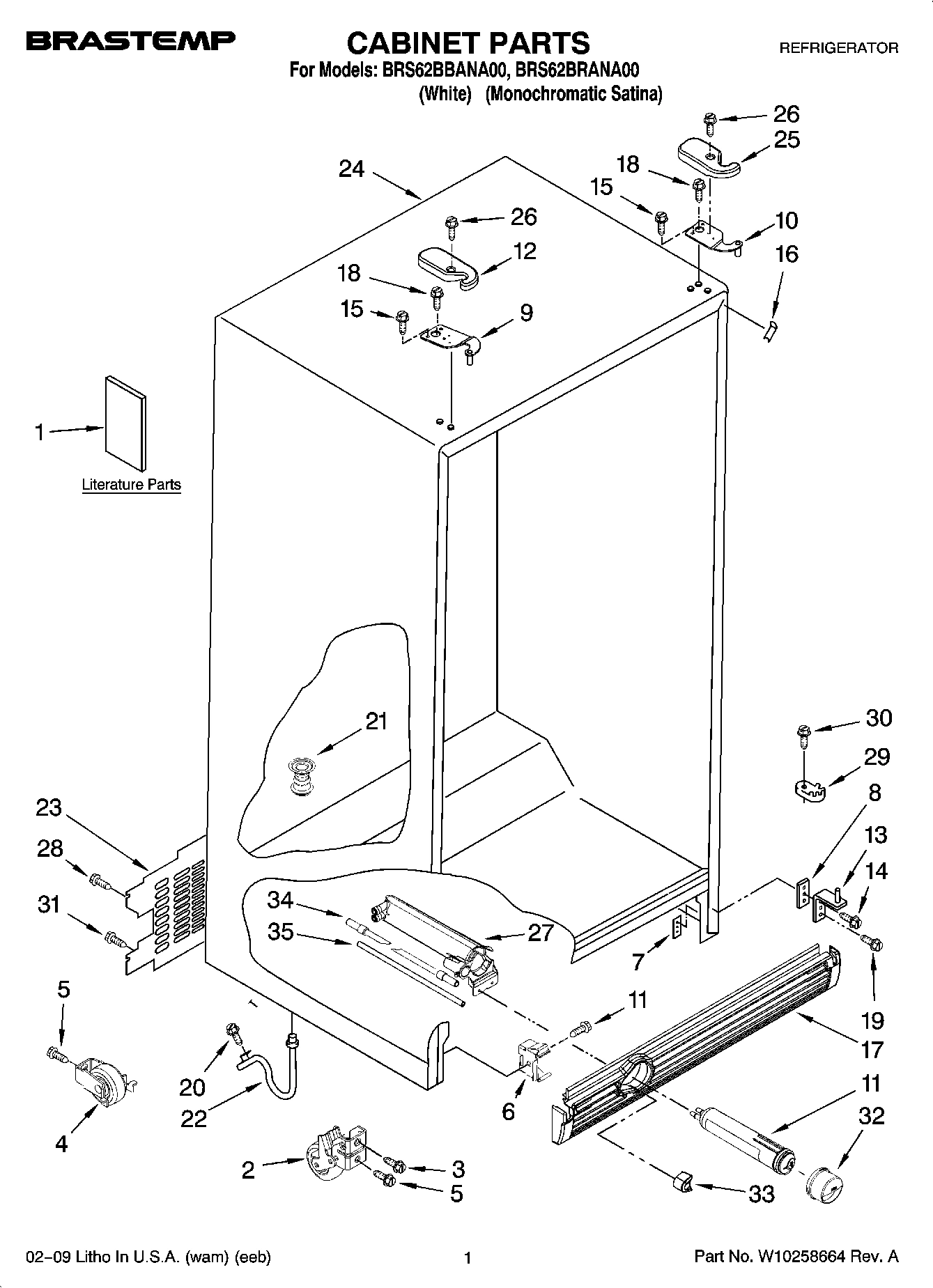 01 - CABINET PARTS