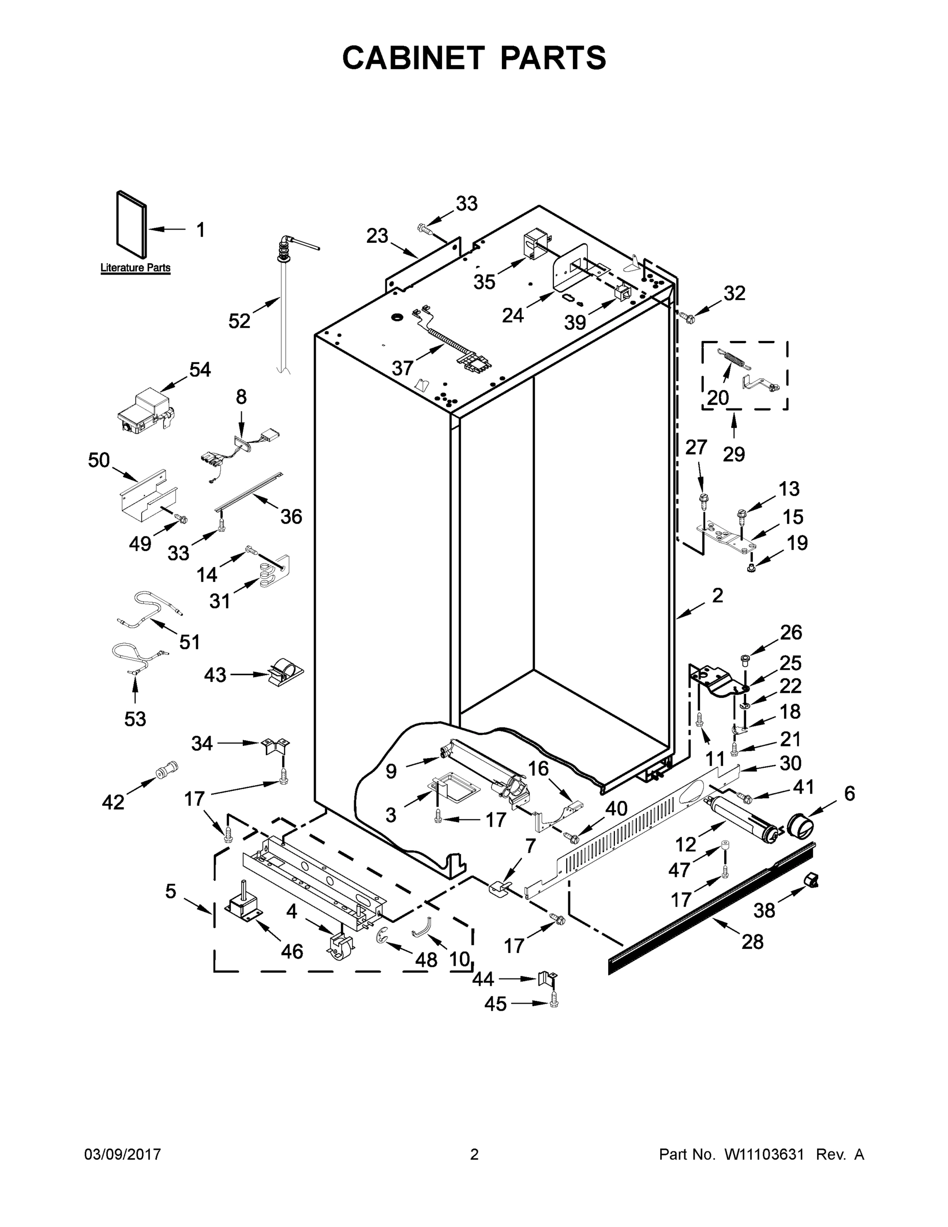 02 - CABINET PARTS