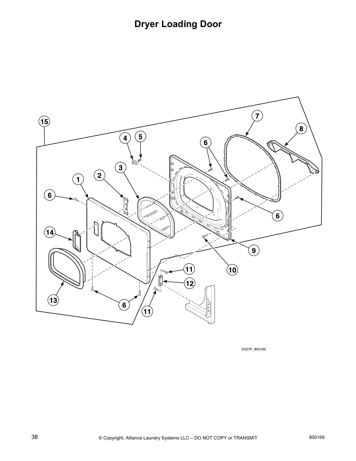 Dryer Loading Door
