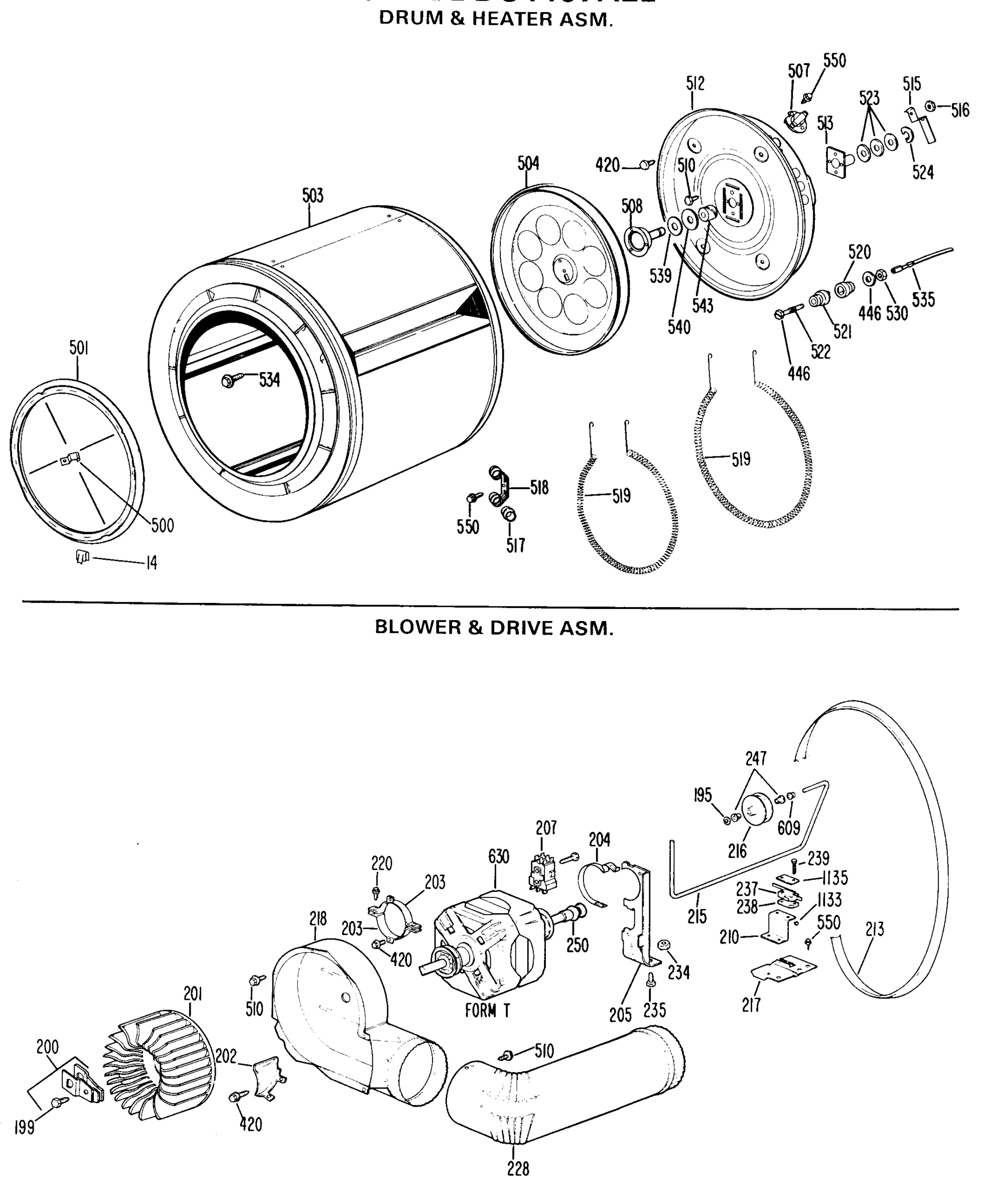 DRUM & HEATER ASM.