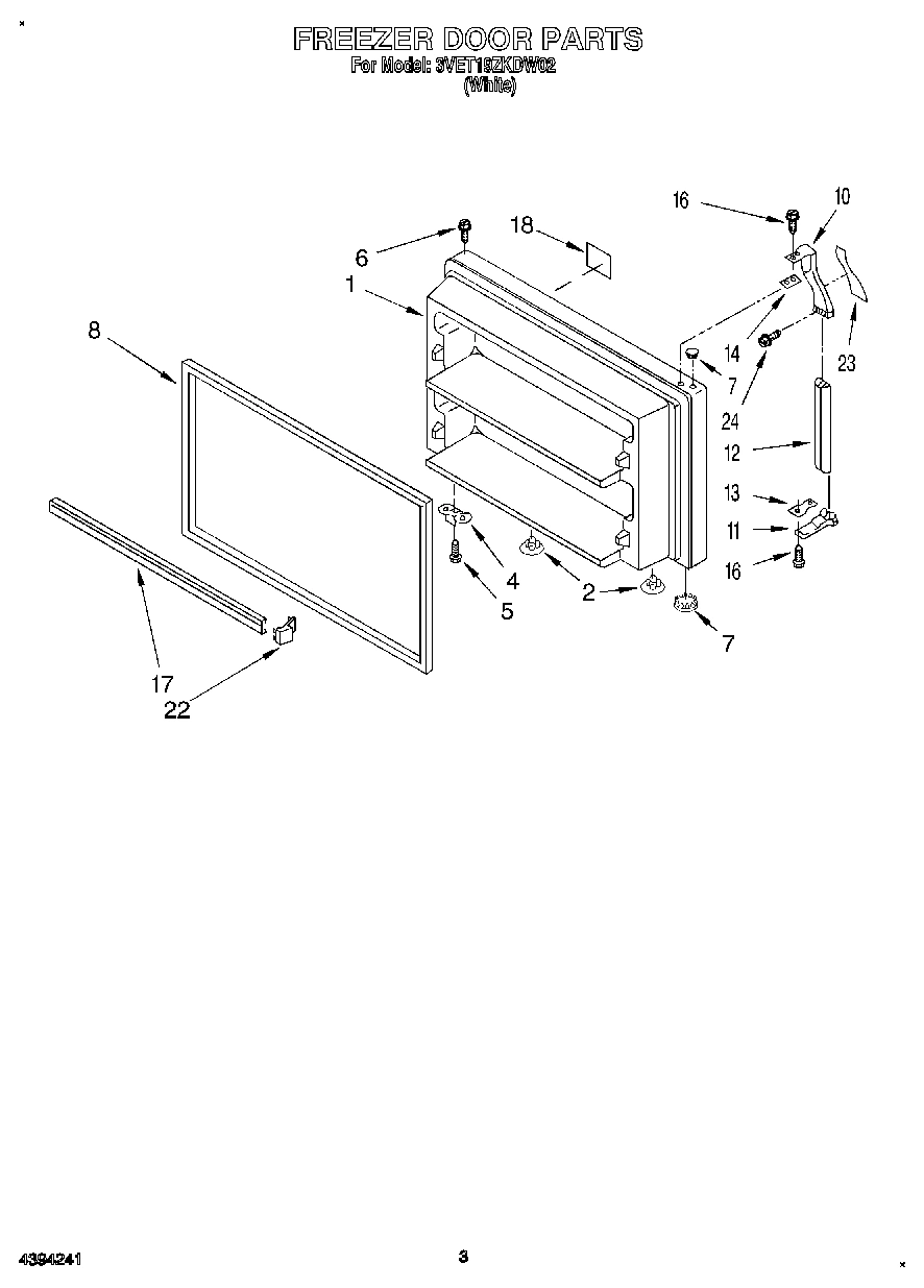 02 - FREEZER DOOR
