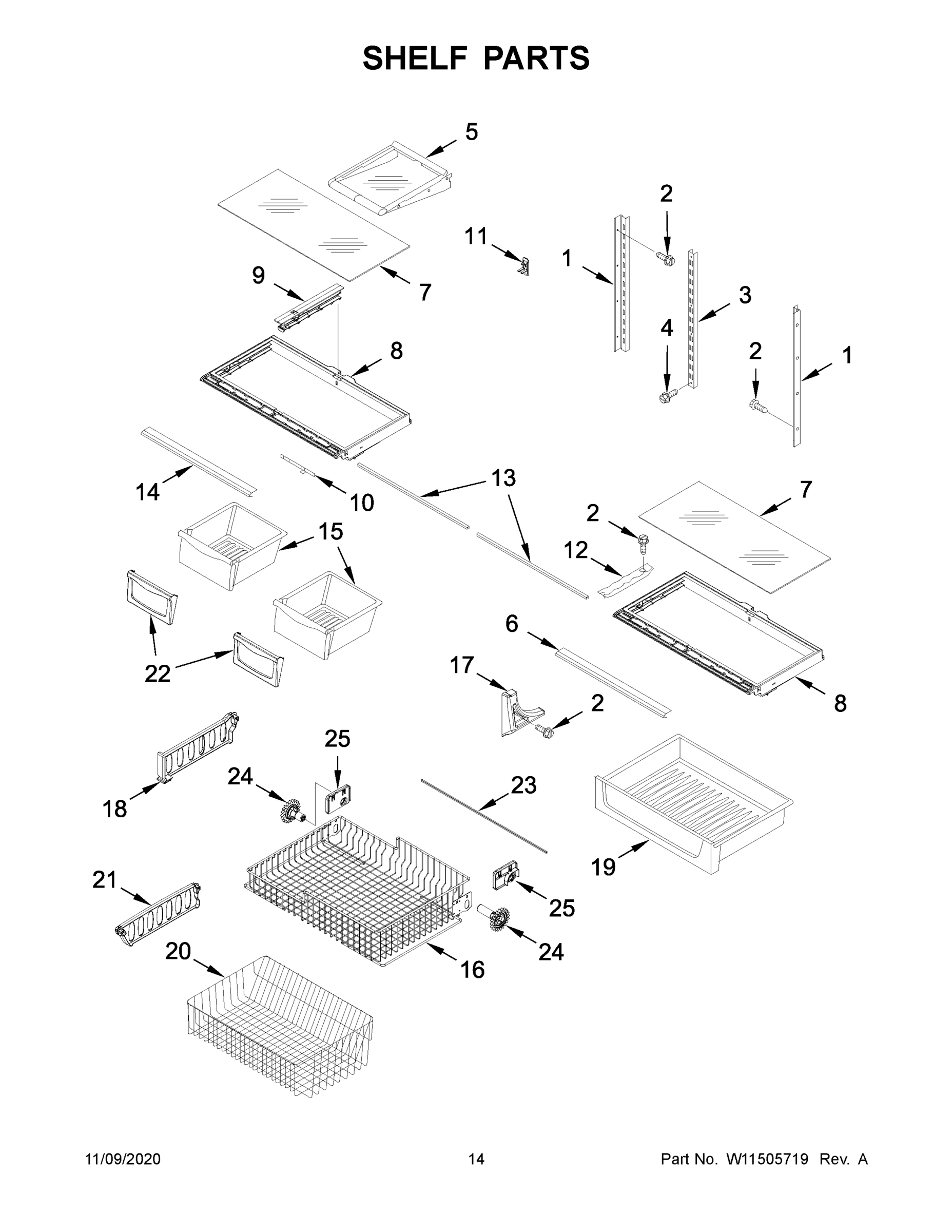 08 - SHELF PARTS