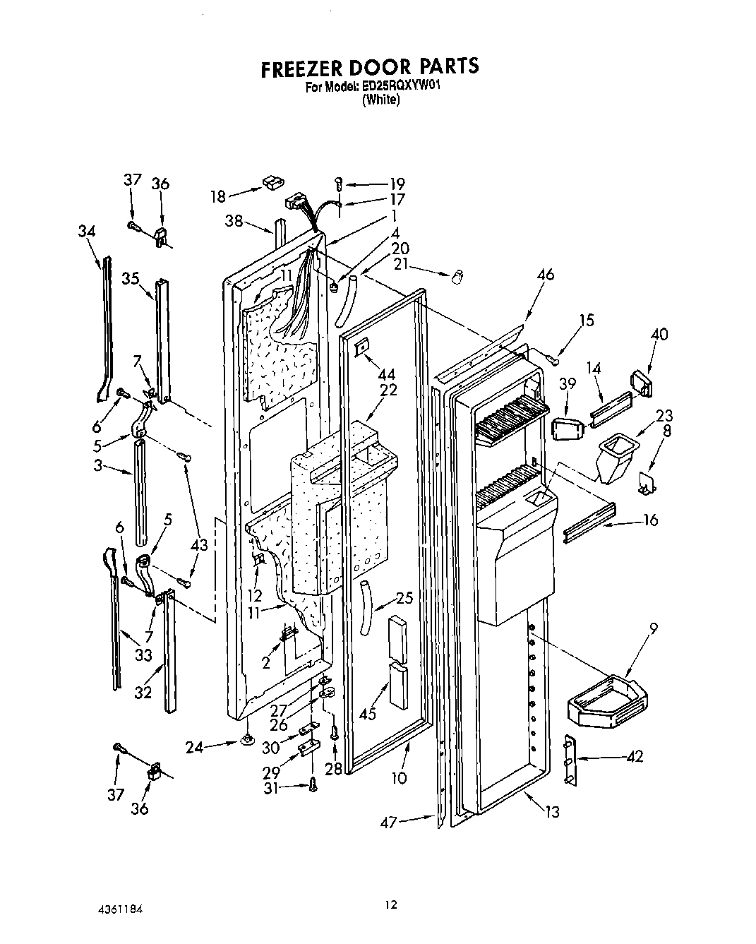 08 - FREEZER DOOR