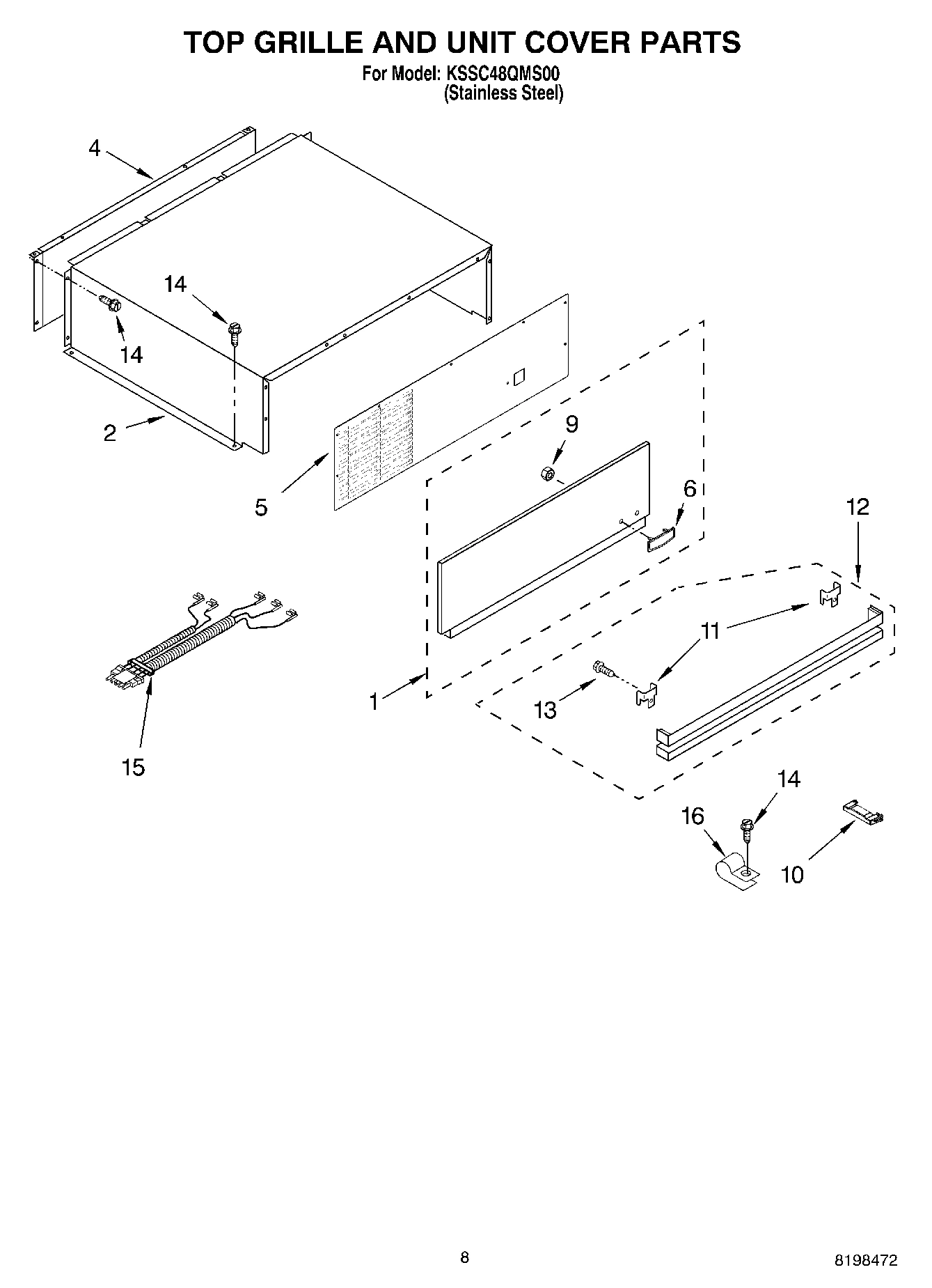 06 - TOP GRILLE AND UNIT COVER PARTS