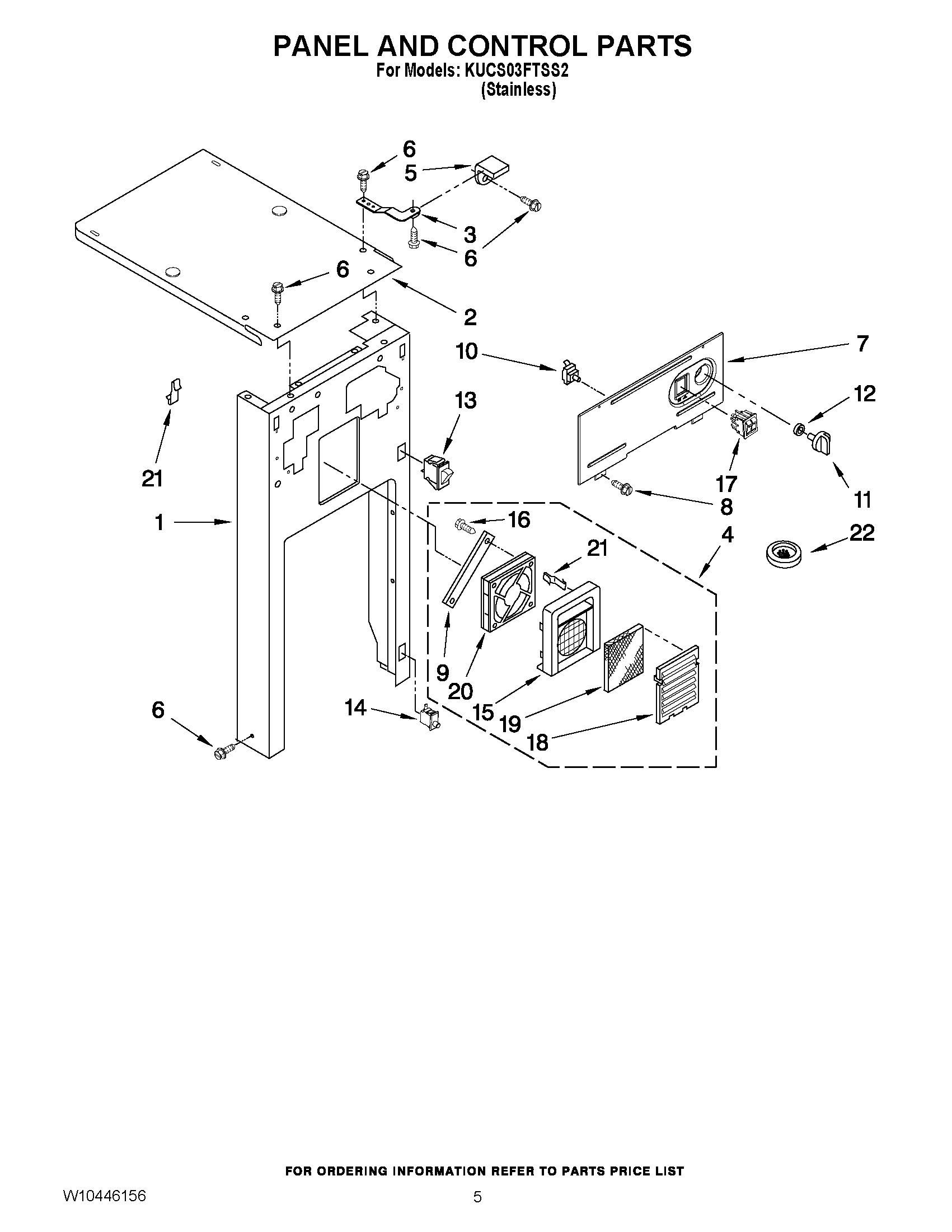 05 - PANEL AND CONTROL PARTS
