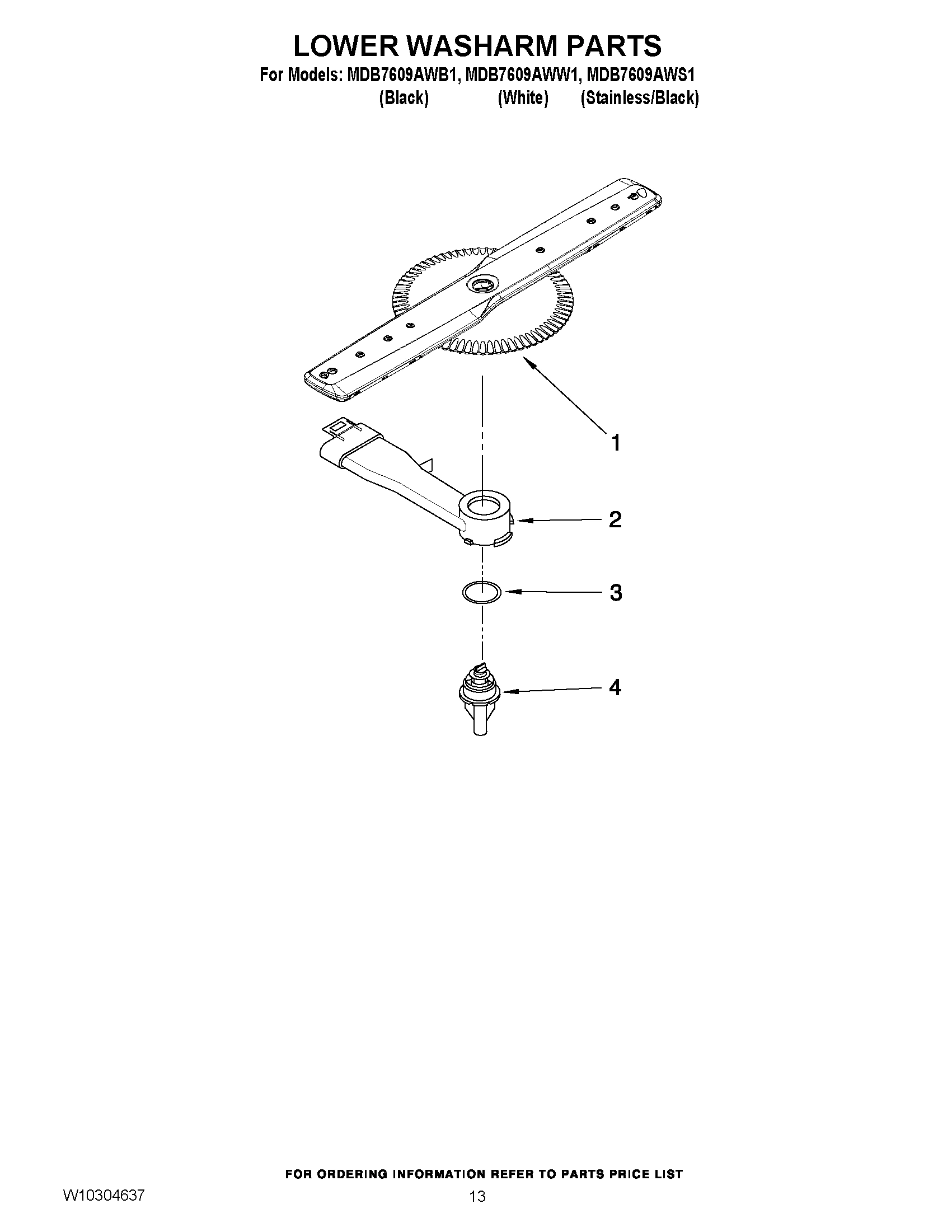 11 - LOWER WASHARM PARTS