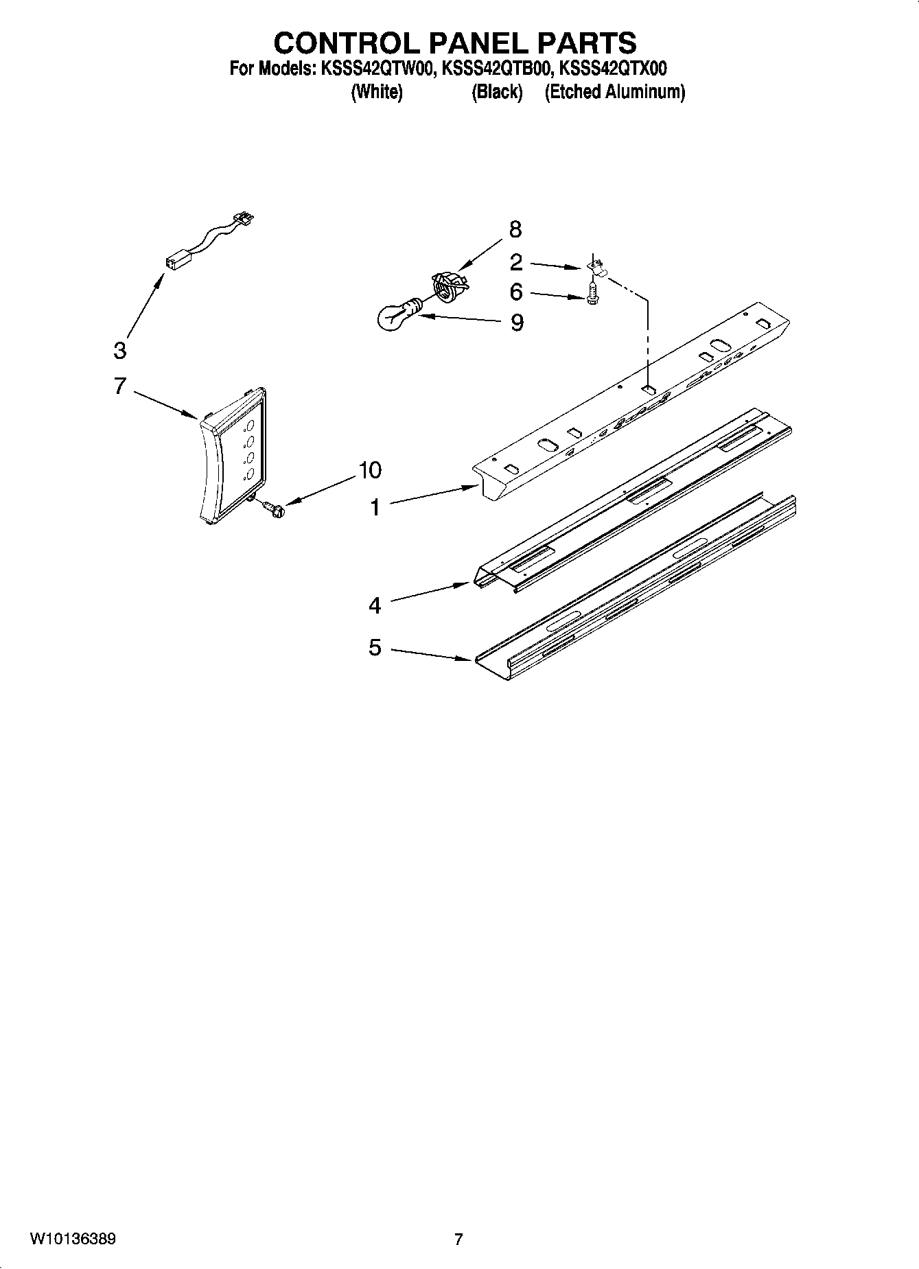 05 - CONTROL PANEL PARTS