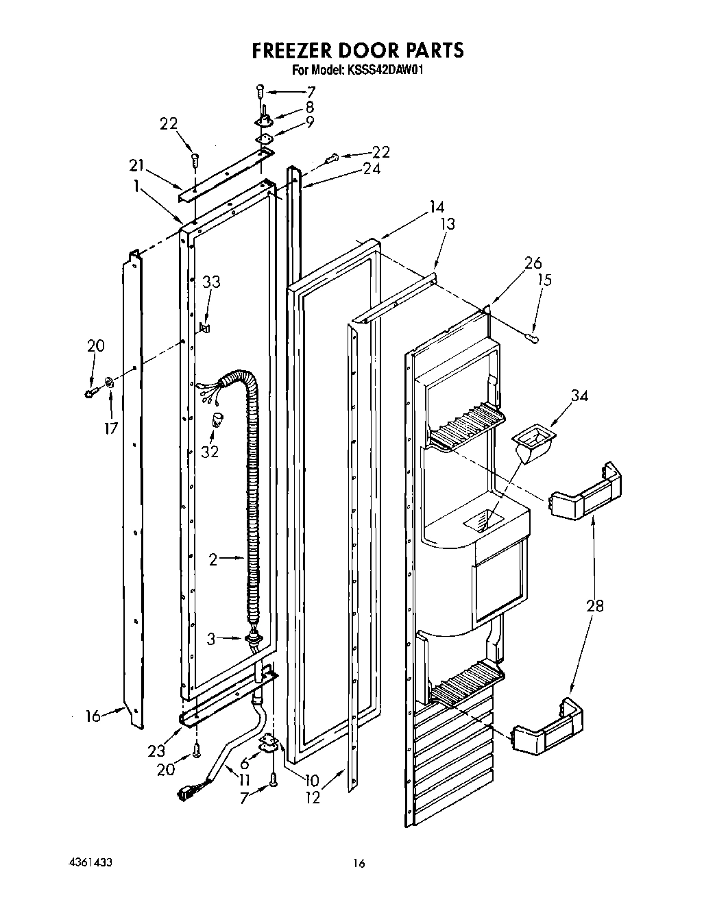 12 - FREEZER DOOR
