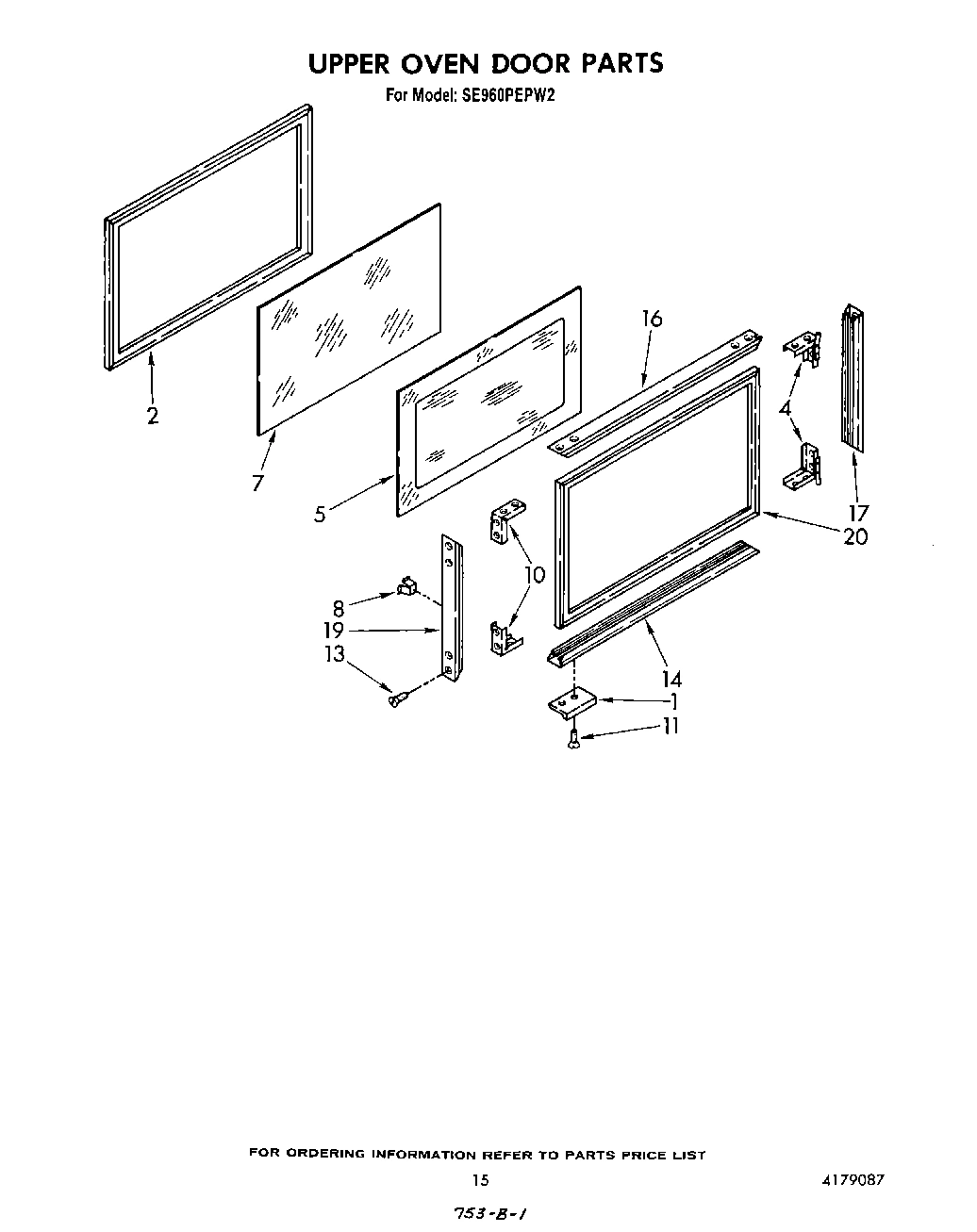 10 - UPPER OVEN DOOR