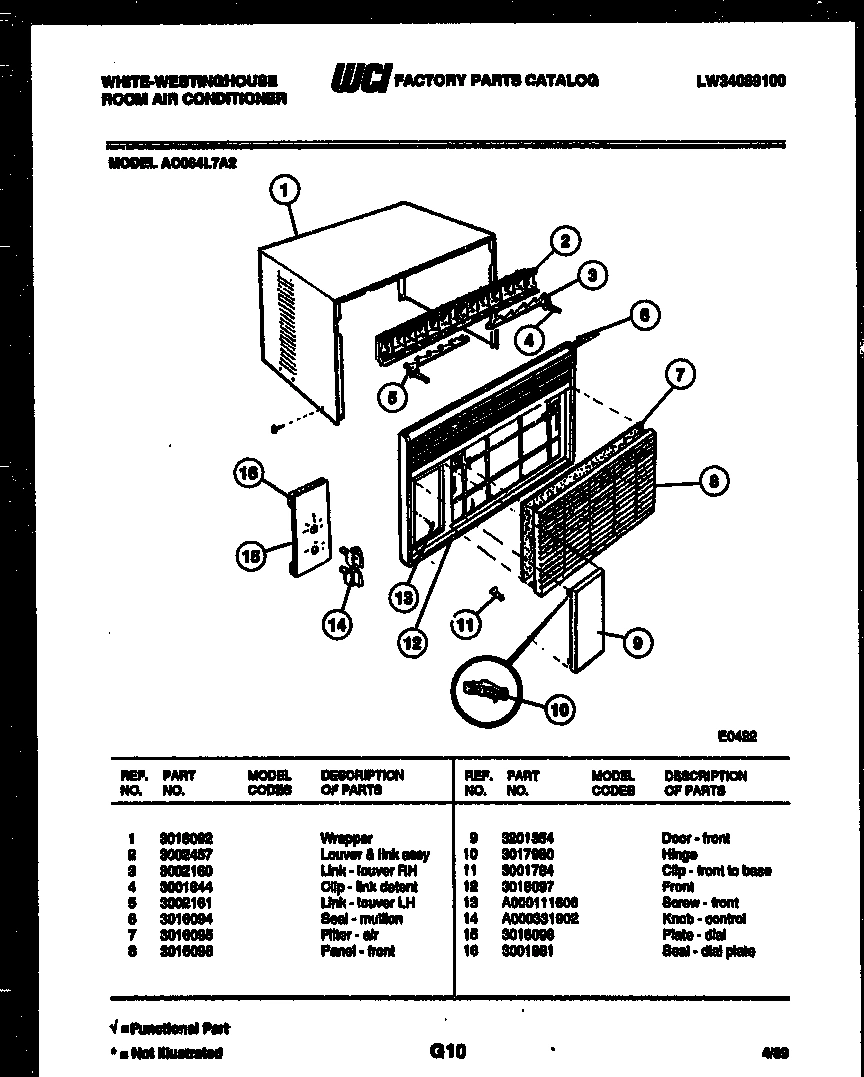 02 - CABINET PARTS