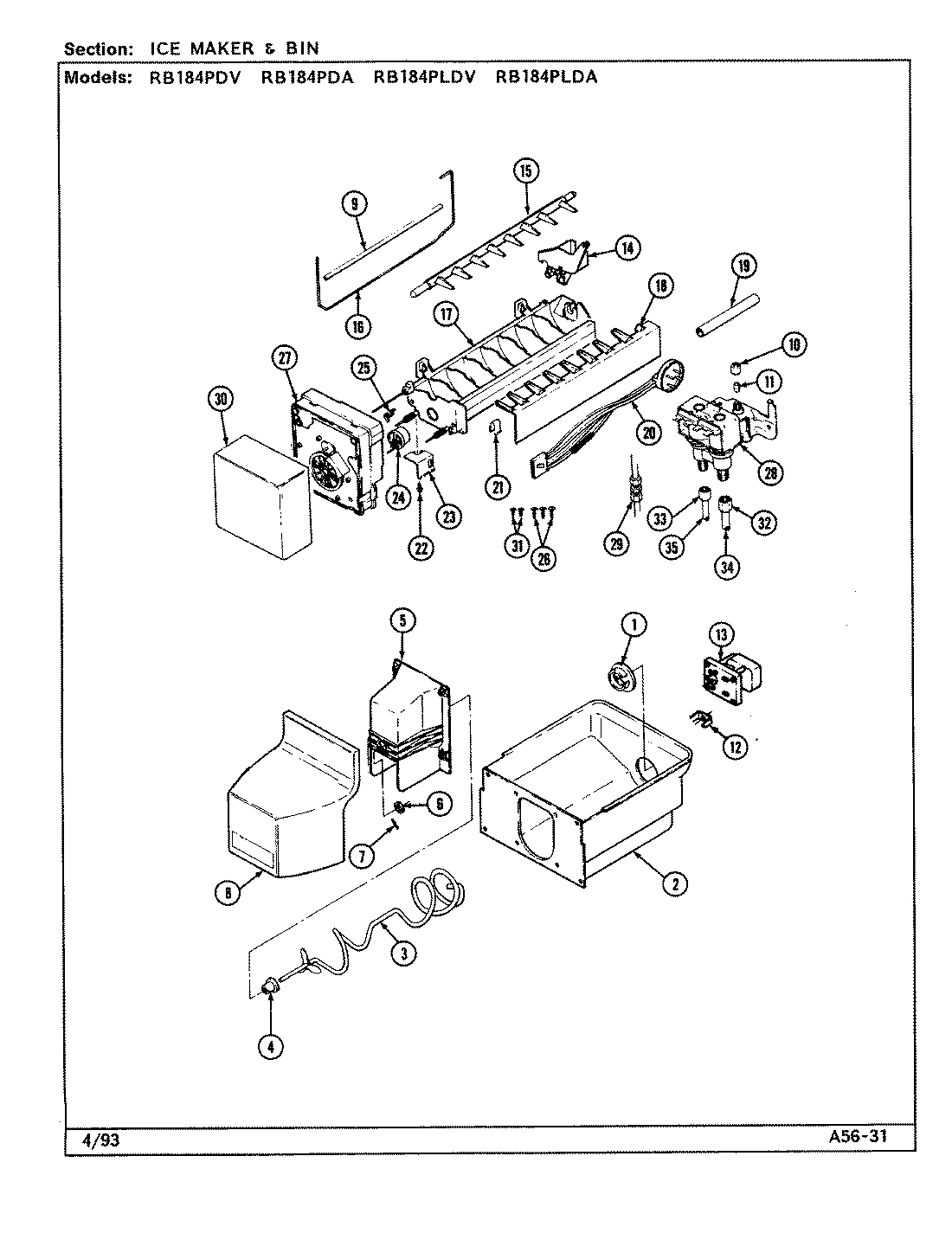 05 - ICE MAKER & BIN