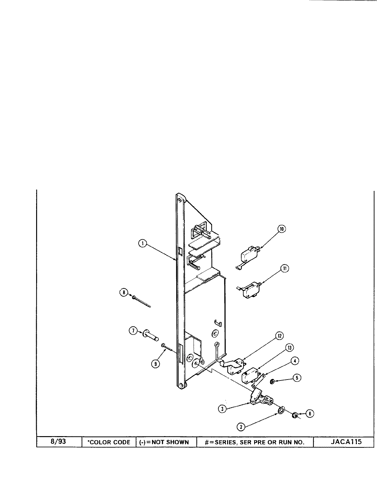 09 - INTERLOCK SWITCHES (UPPER M167B, M167W)