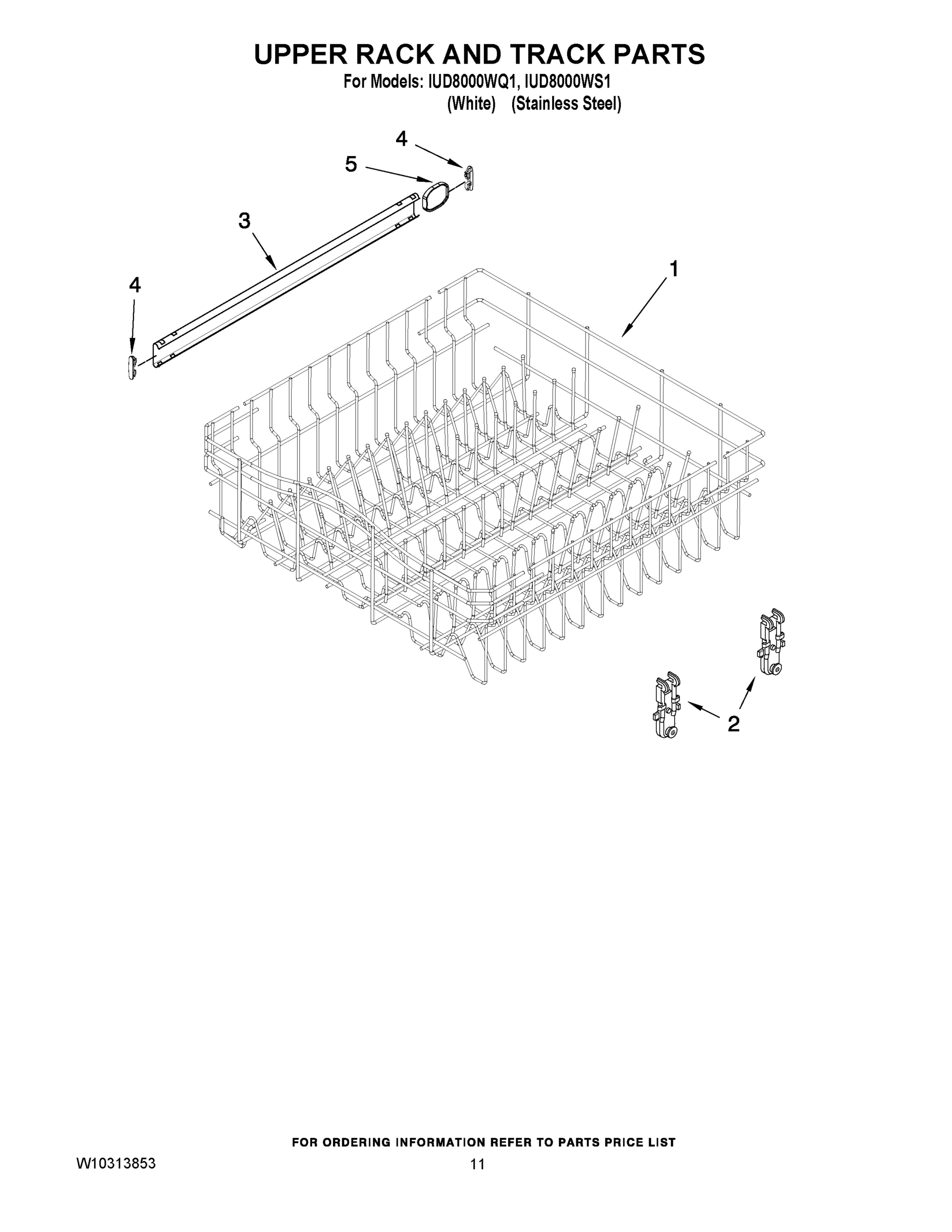 09 - UPPER RACK AND TRACK PARTS