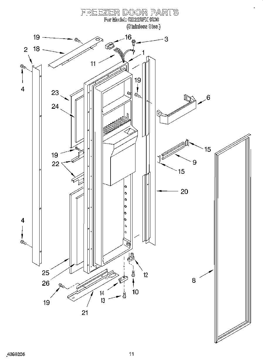 08 - FREEZER DOOR