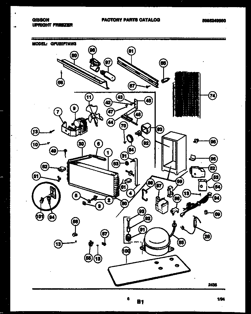 04 - SYSTEM AND AUTOMATIC DEFROST PARTS