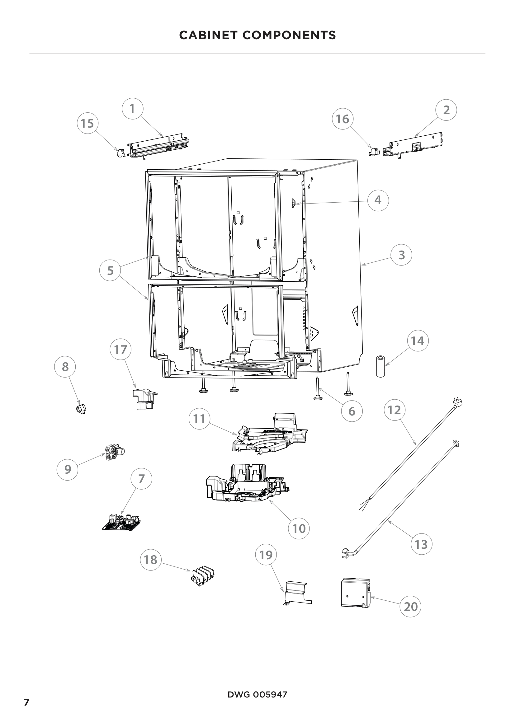 CABINET COMPONENTS