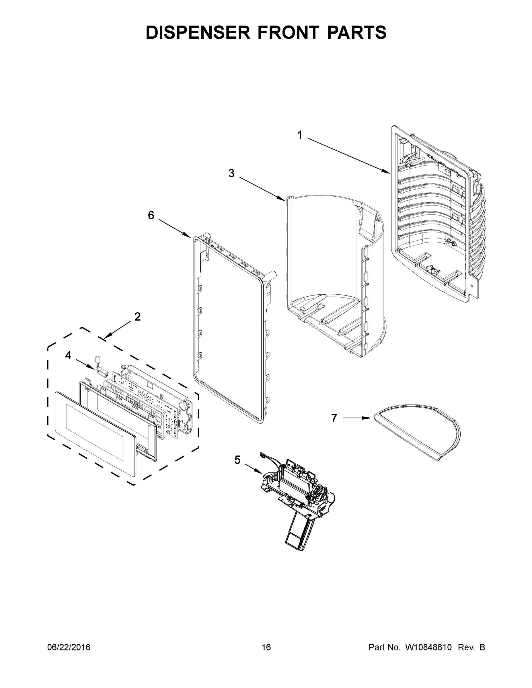 09 - DISPENSER FRONT PARTS