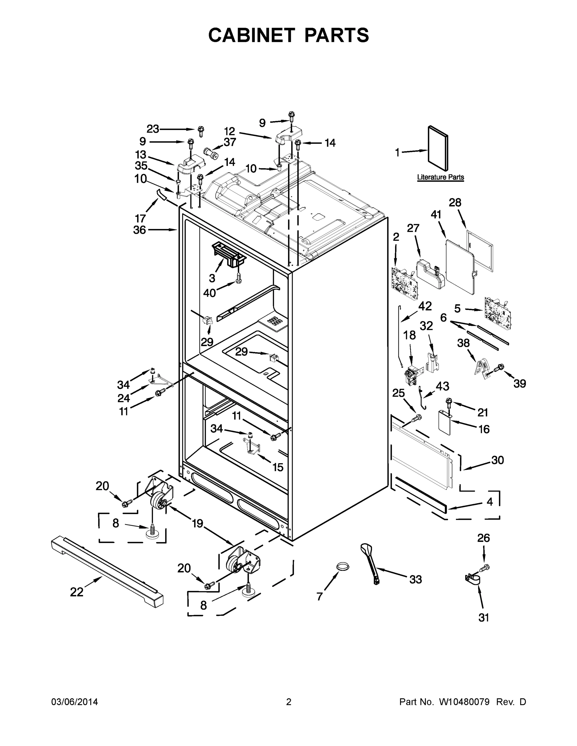 02 - CABINET PARTS