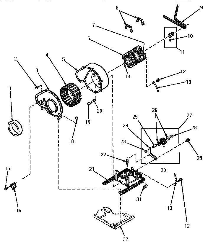 09 - MOTOR, EXHAUST FAN AND BELT