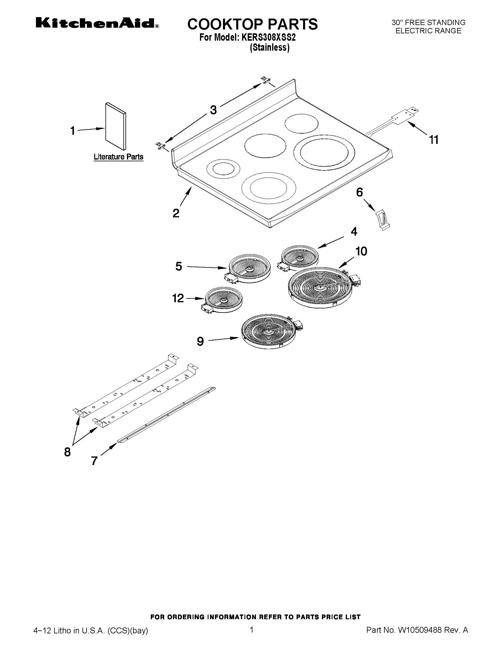 01 - COOKTOP PARTS