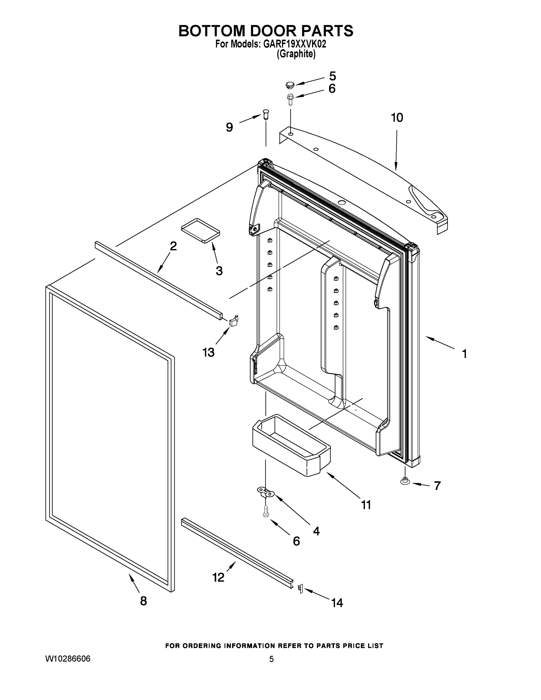 03 - BOTTOM DOOR PARTS