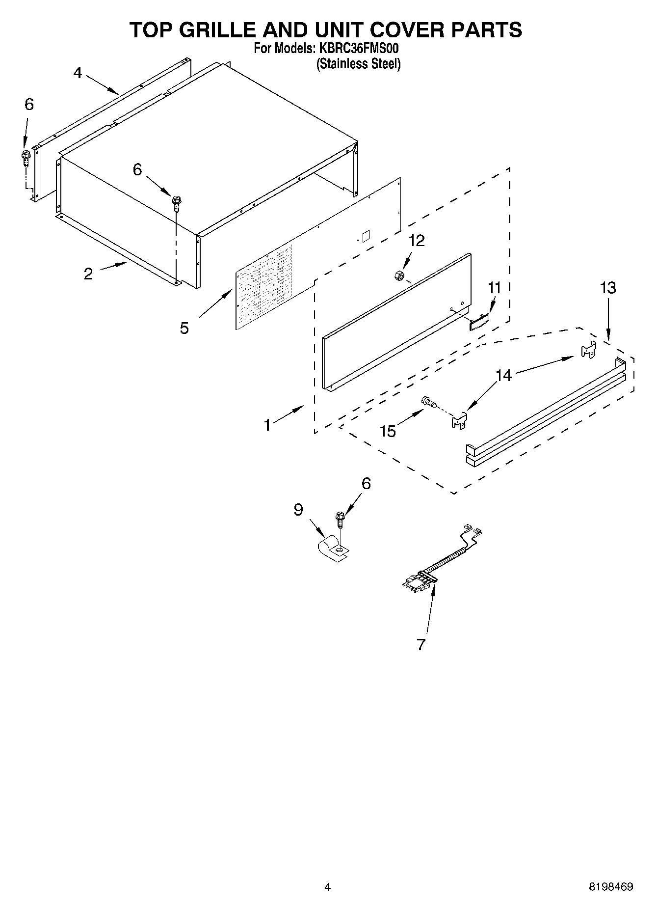 03 - TOP GRILLE AND UNIT COVER PARTS