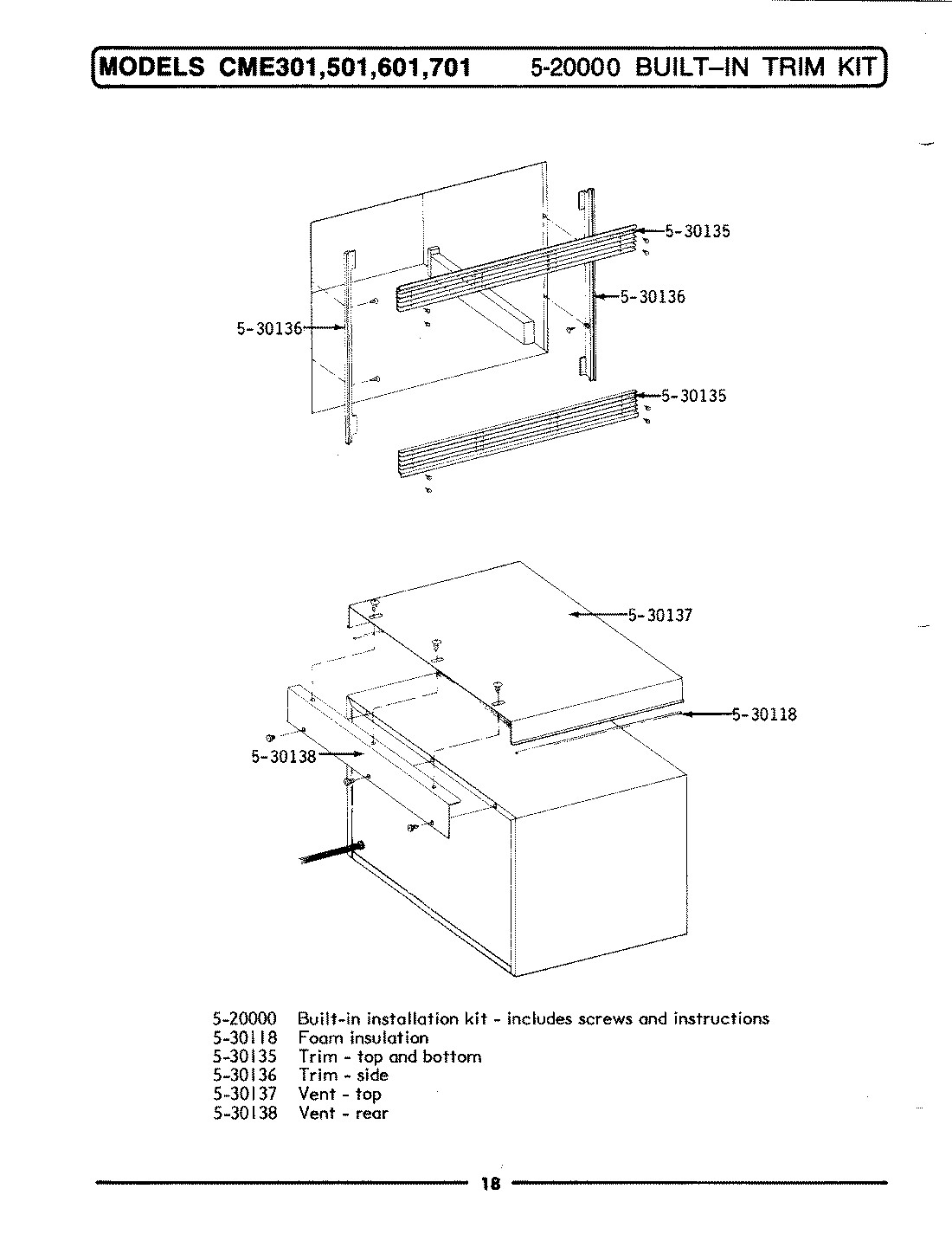 07 - MICROWAVE SHELF KIT
