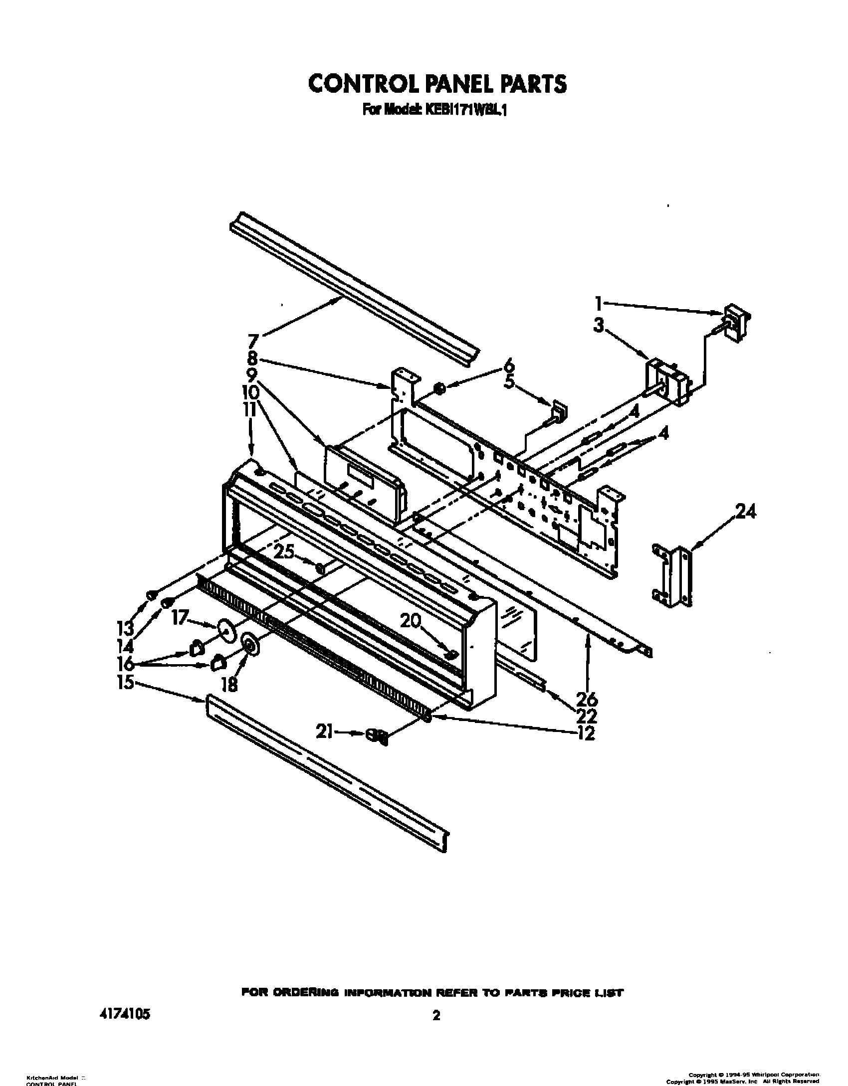 02 - CONTROL PANEL, LIT/OPTIONAL