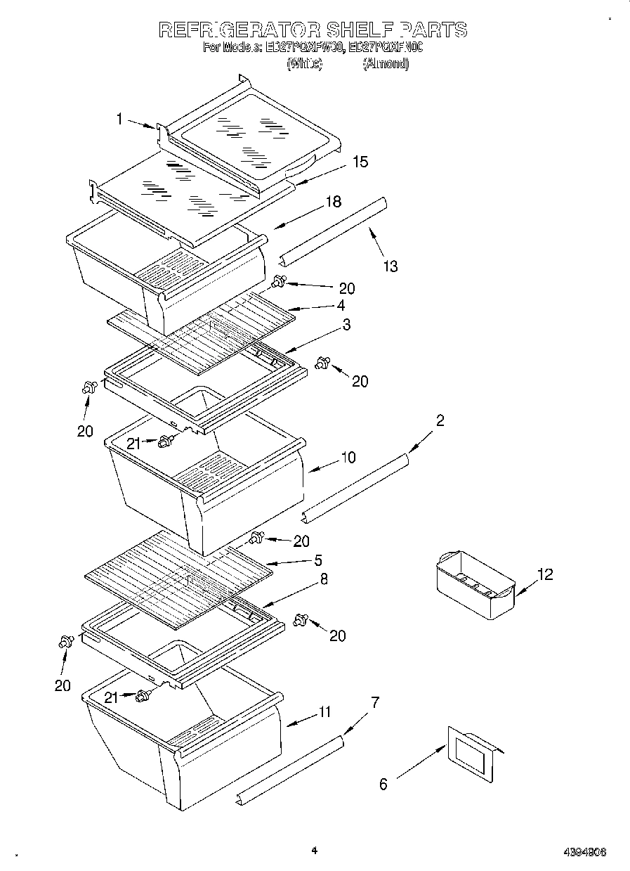 03 - REFRIGERATOR SHELF