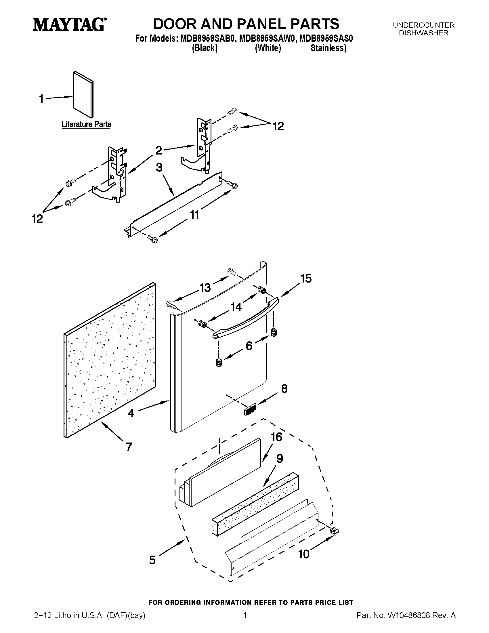 01 - DOOR AND PANEL PARTS