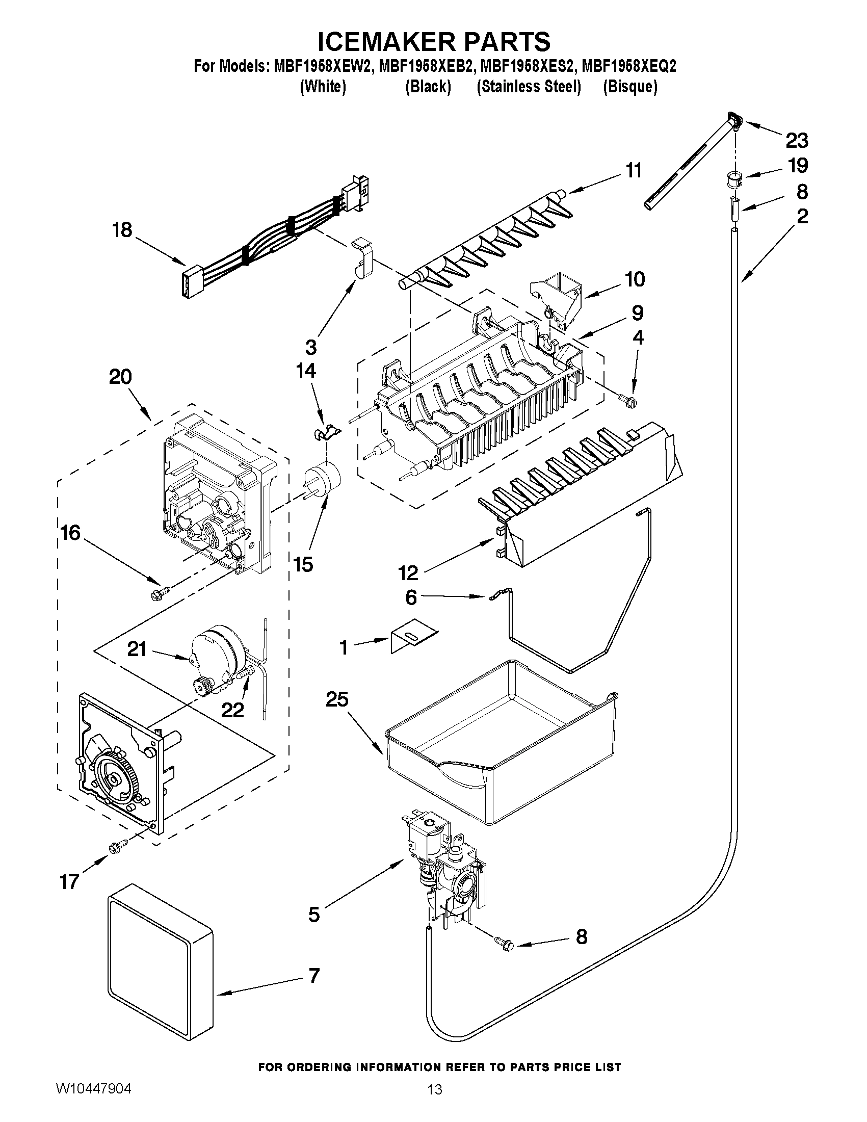 08 - ICEMAKER PARTS