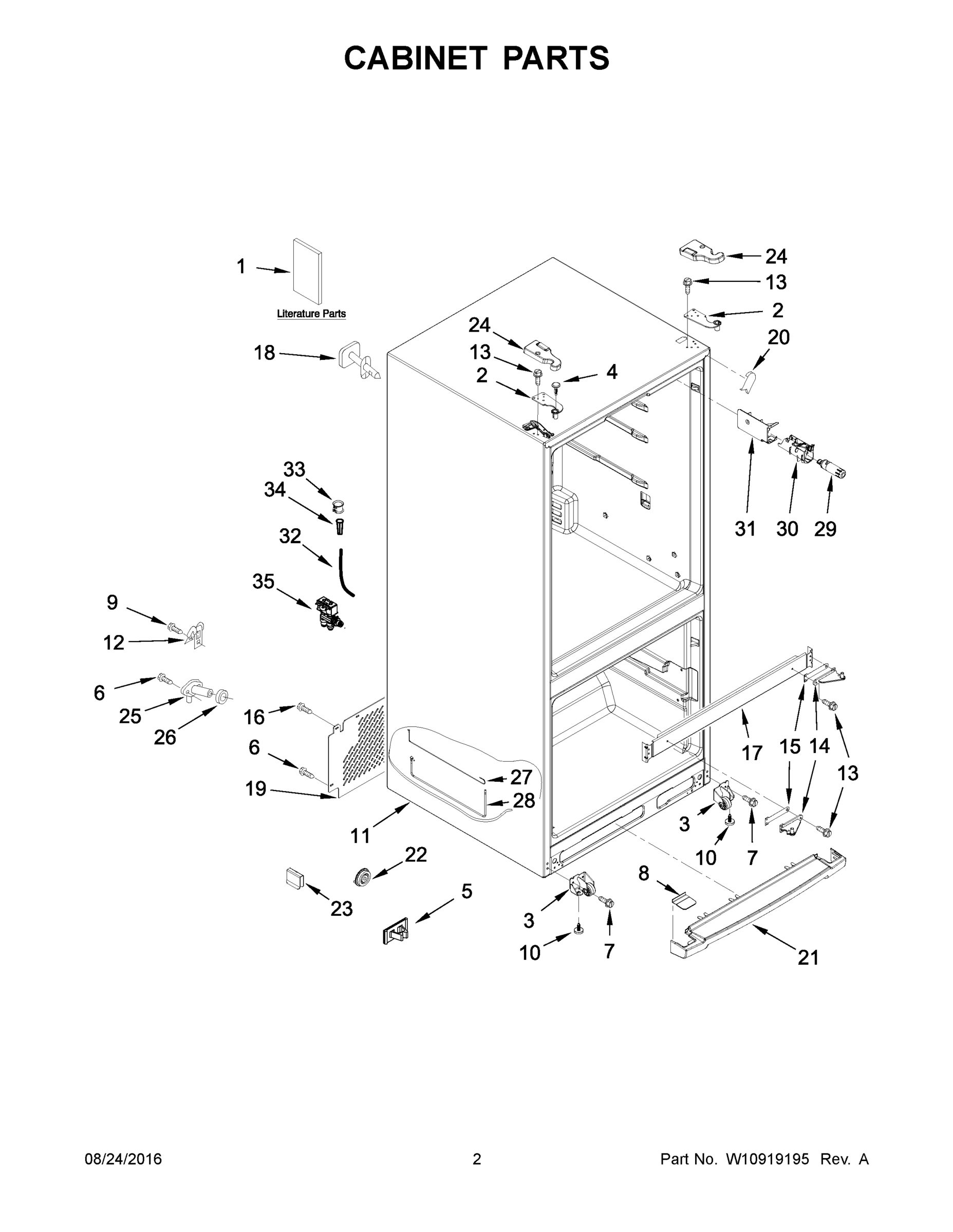 02 - CABINET PARTS
