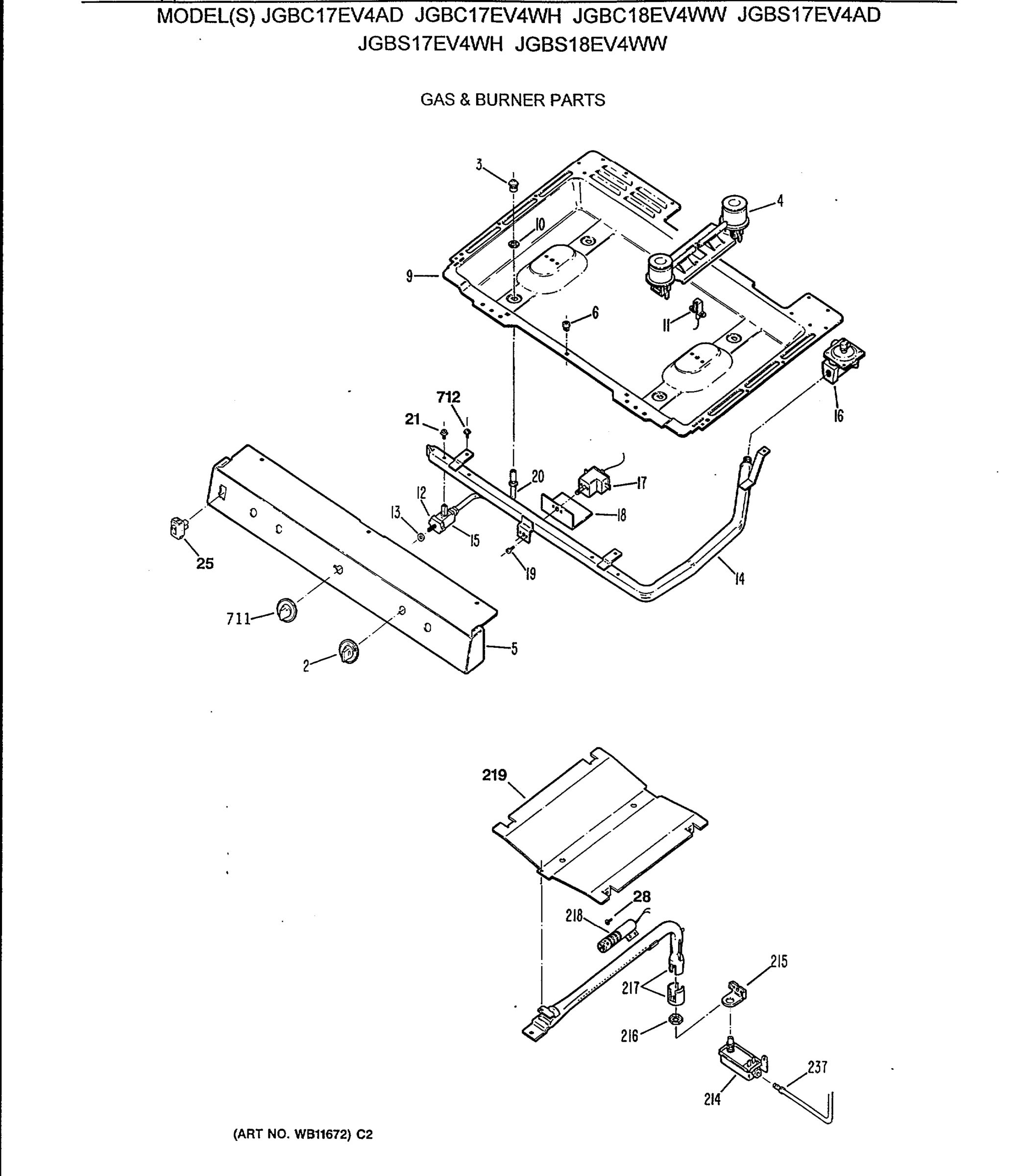 GAS & BURNER PARTS