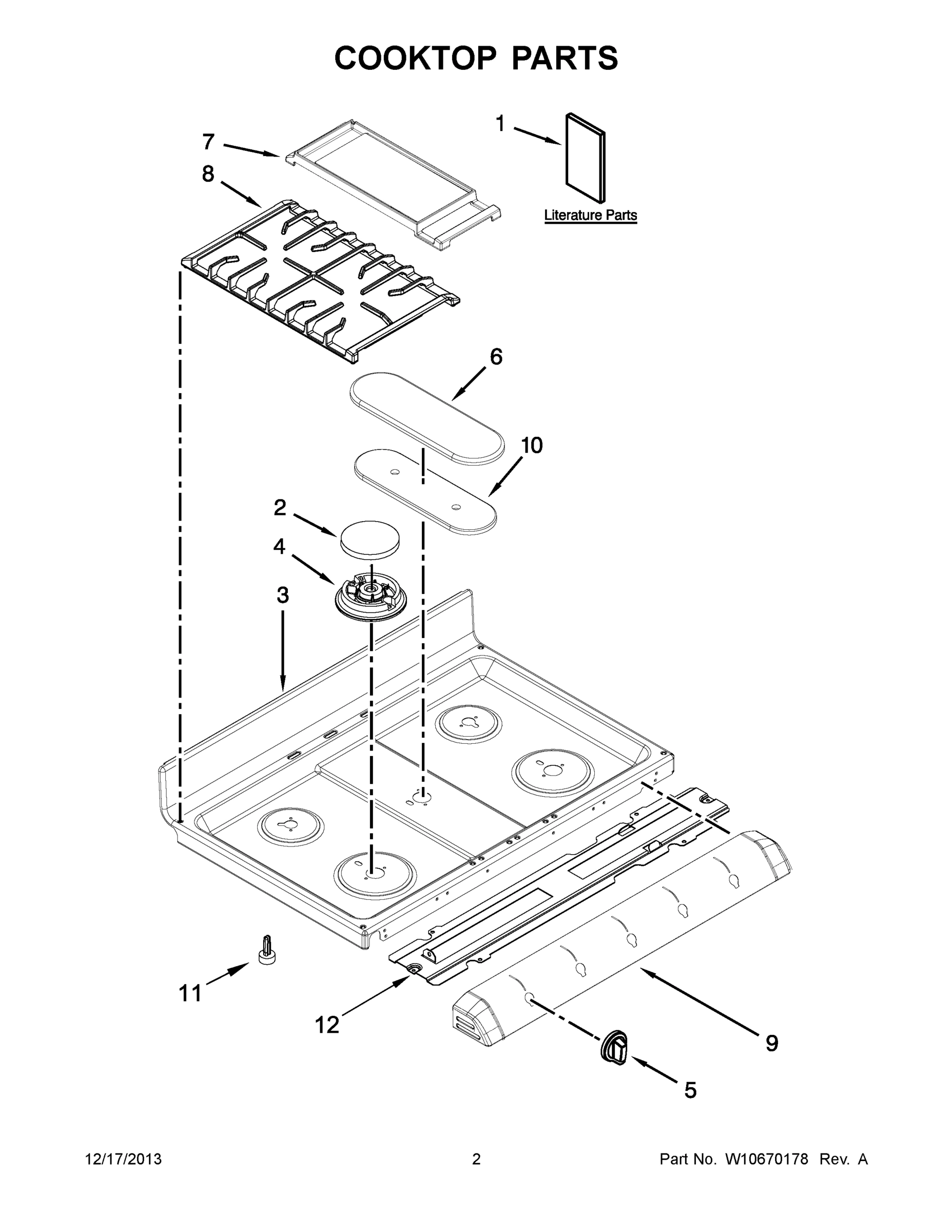 02 - COOKTOP PARTS
