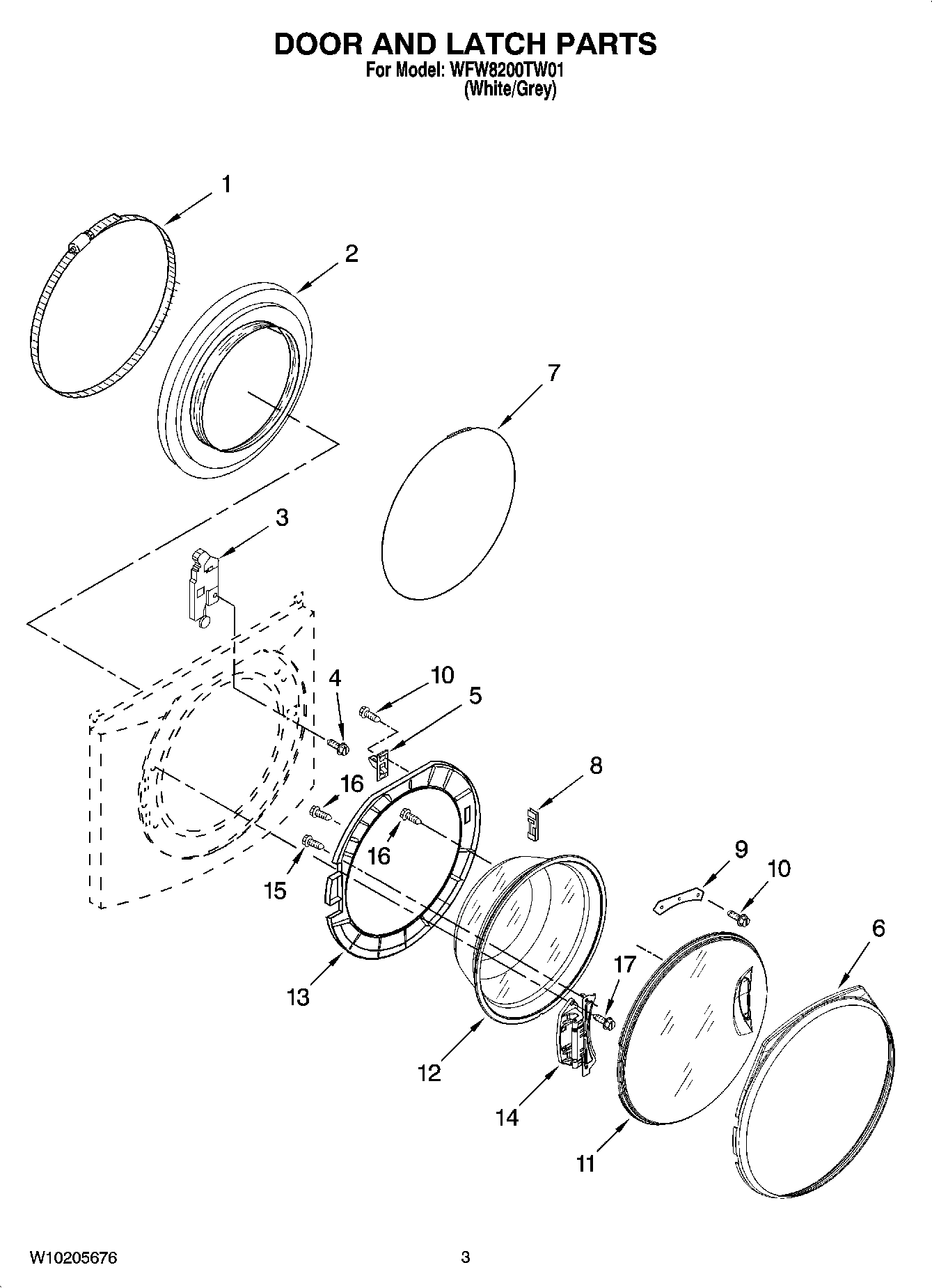 02 - DOOR AND LATCH PARTS