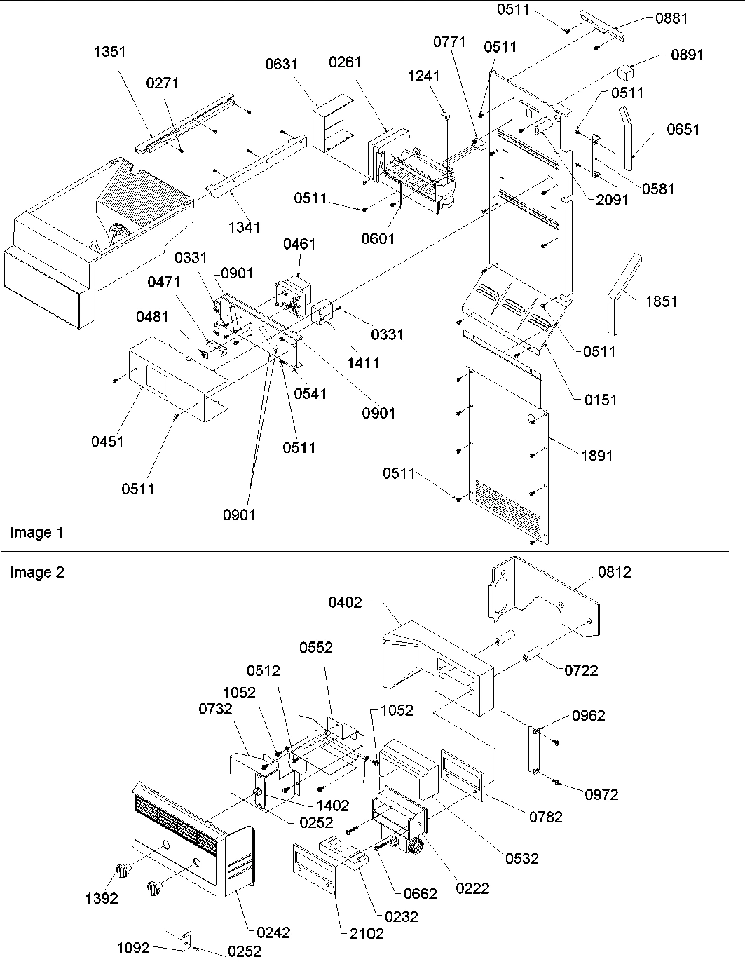 09 - ICE MAKER/CONTROL ASSY