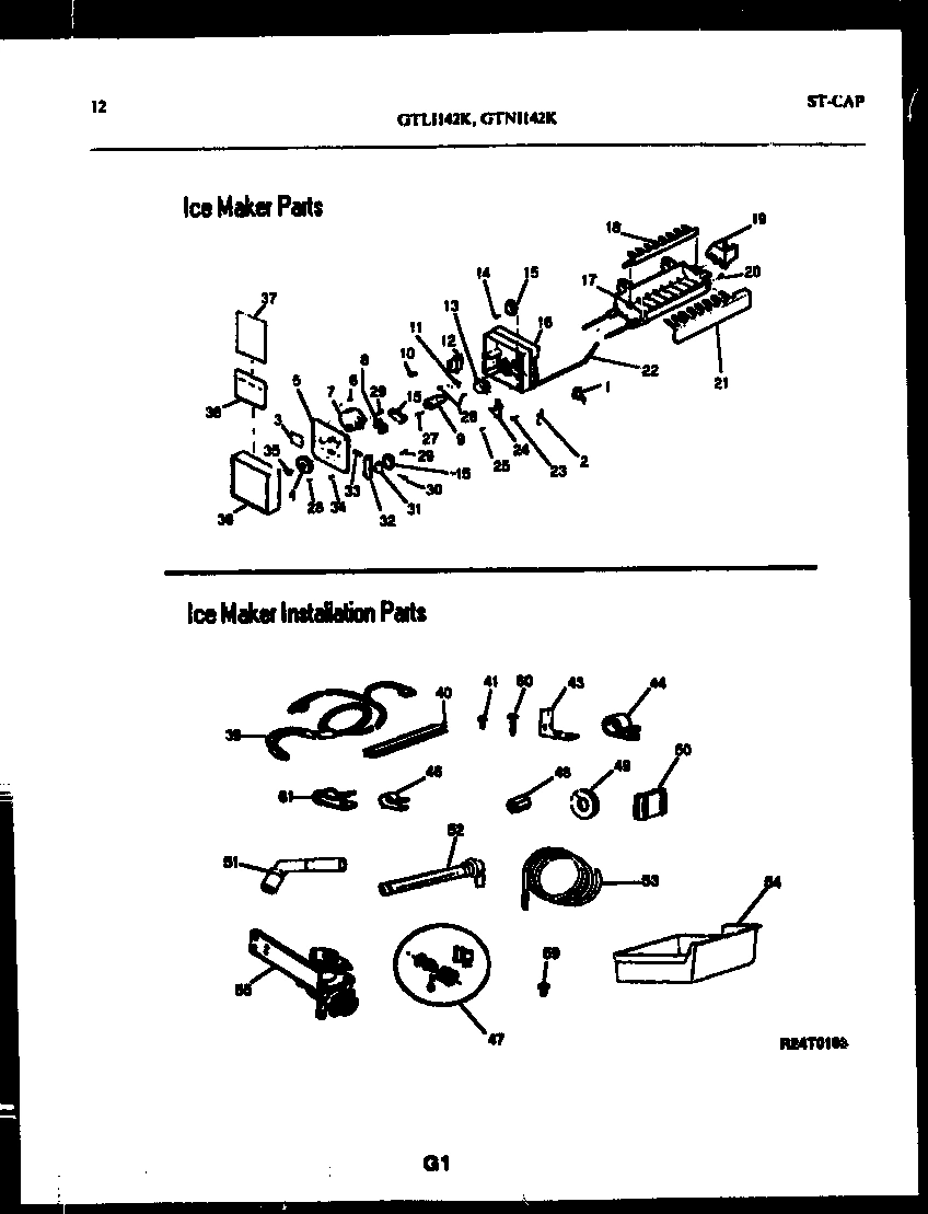 07 - ICE MAKER AND INSTALLATION PARTS