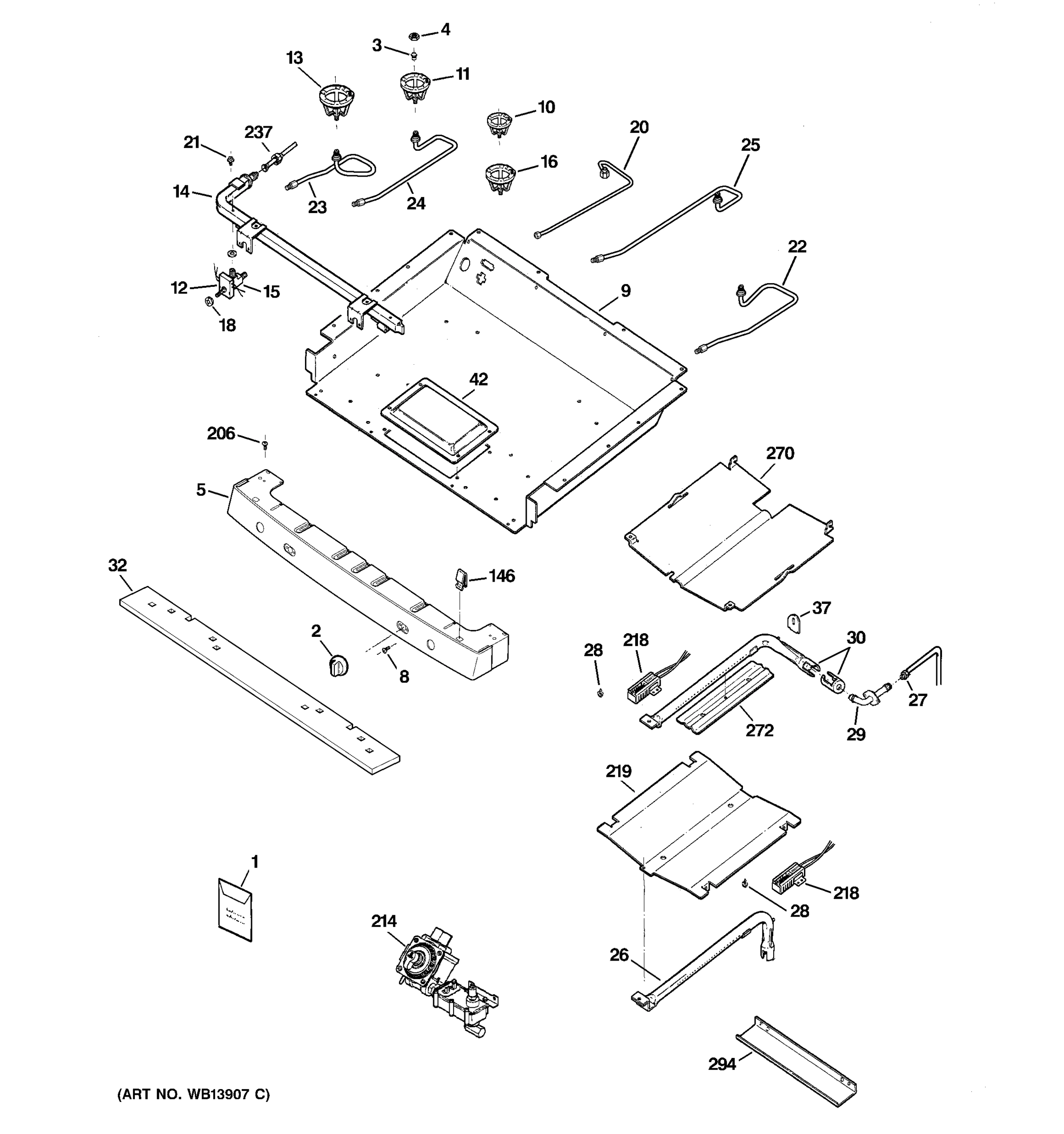 GAS & BURNER PARTS