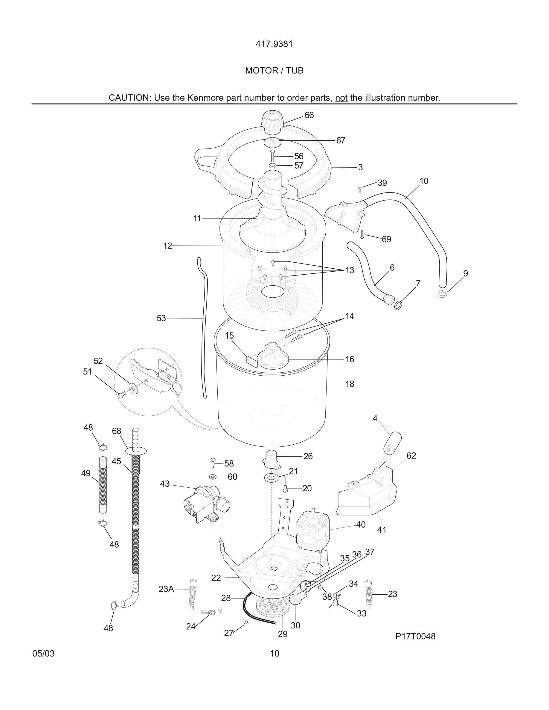 11 - MOTOR / TUB