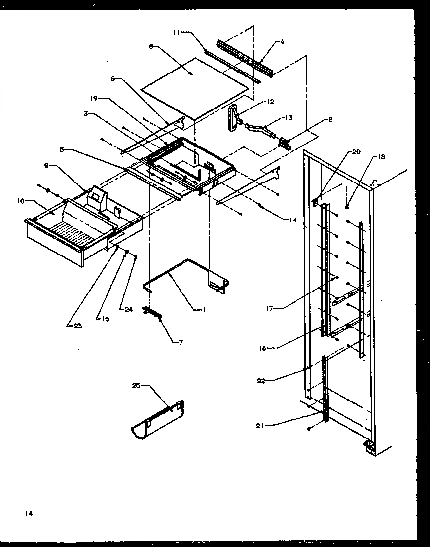 12 - REF SHELVING AND DRAWERS