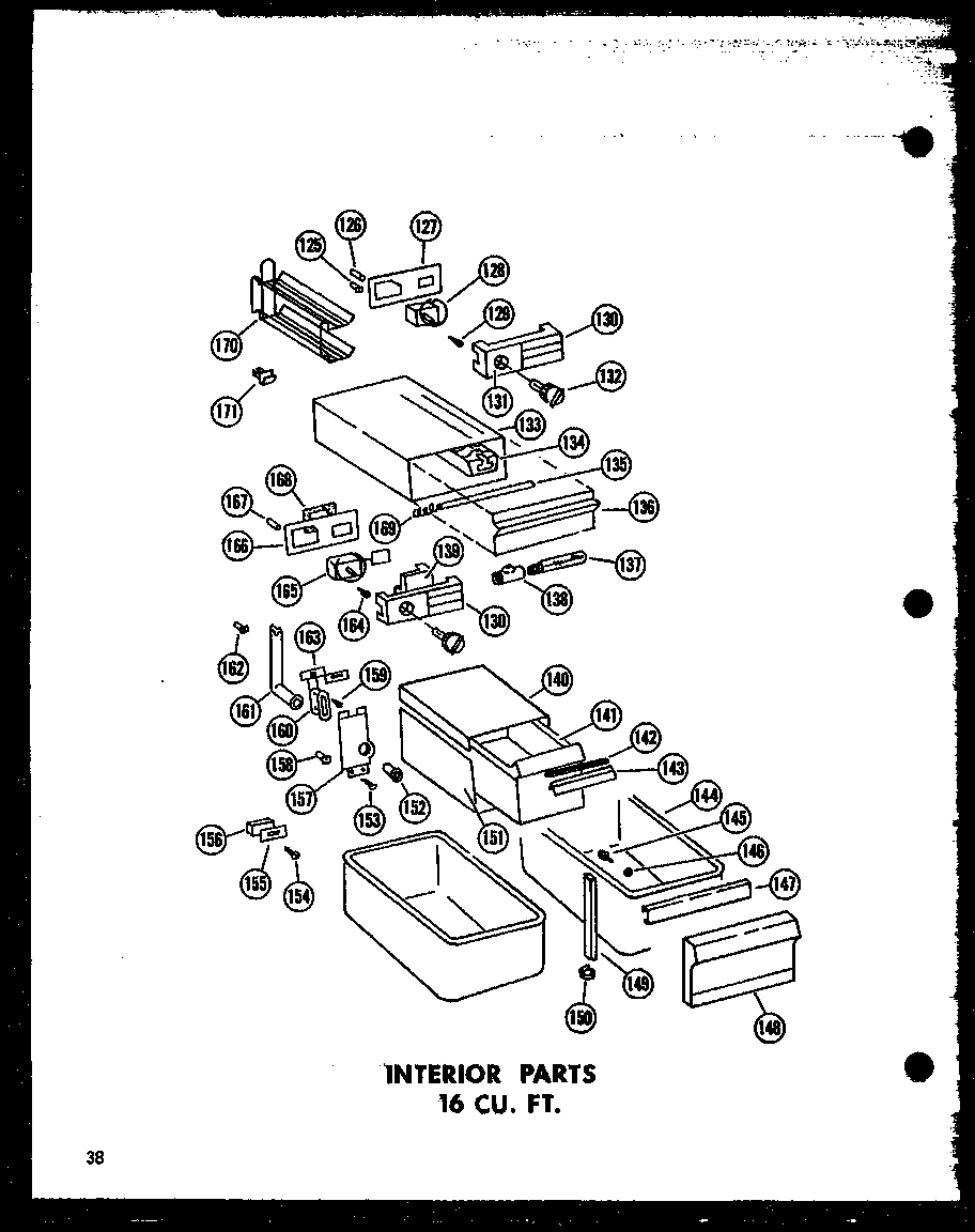 05 - INTERIOR PARTS 16 CU. FT.